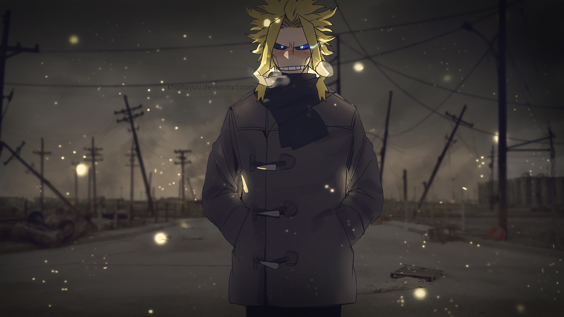 my hero academia, anime, all might High Definition image