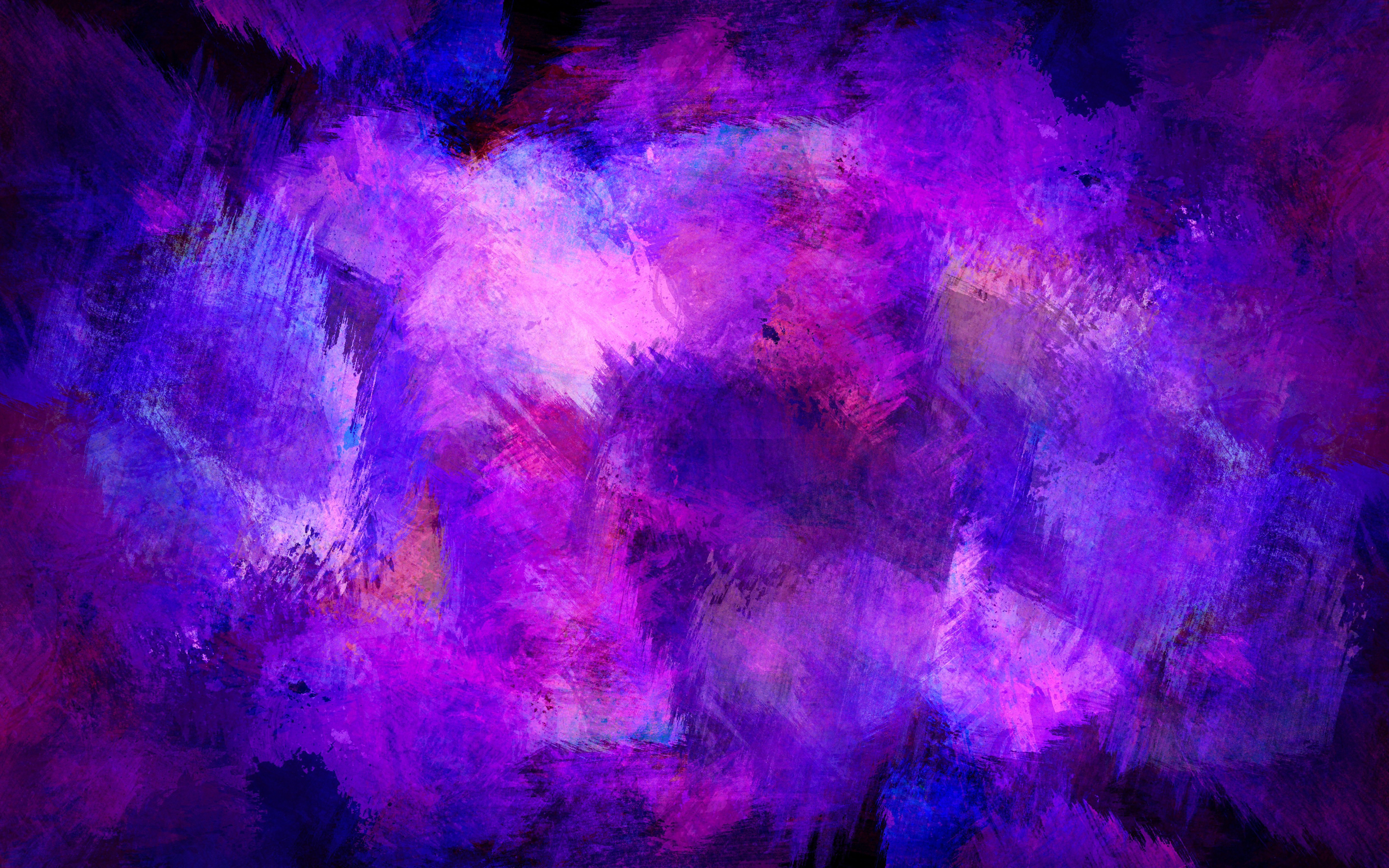 purple, texture, paint, violet, textures, stains, spots 8K