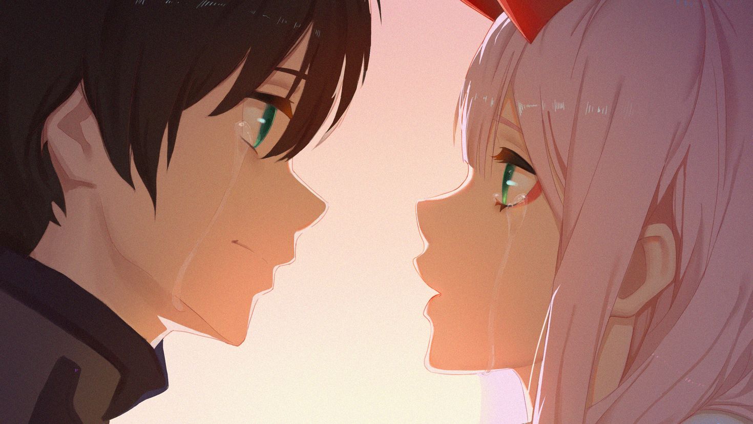 Kiss me my darling. Darling in the FRANXX 002 И Хиро. Милый во Франксе 02 и Хиро.