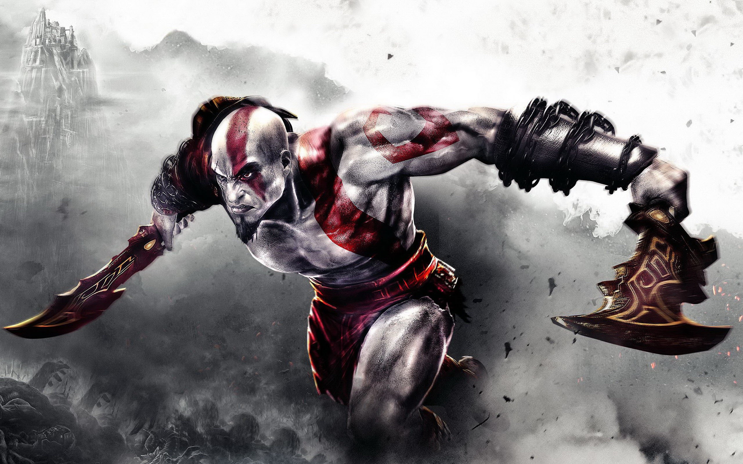 kratos (god of war), god of war, video game 4K, Ultra HD