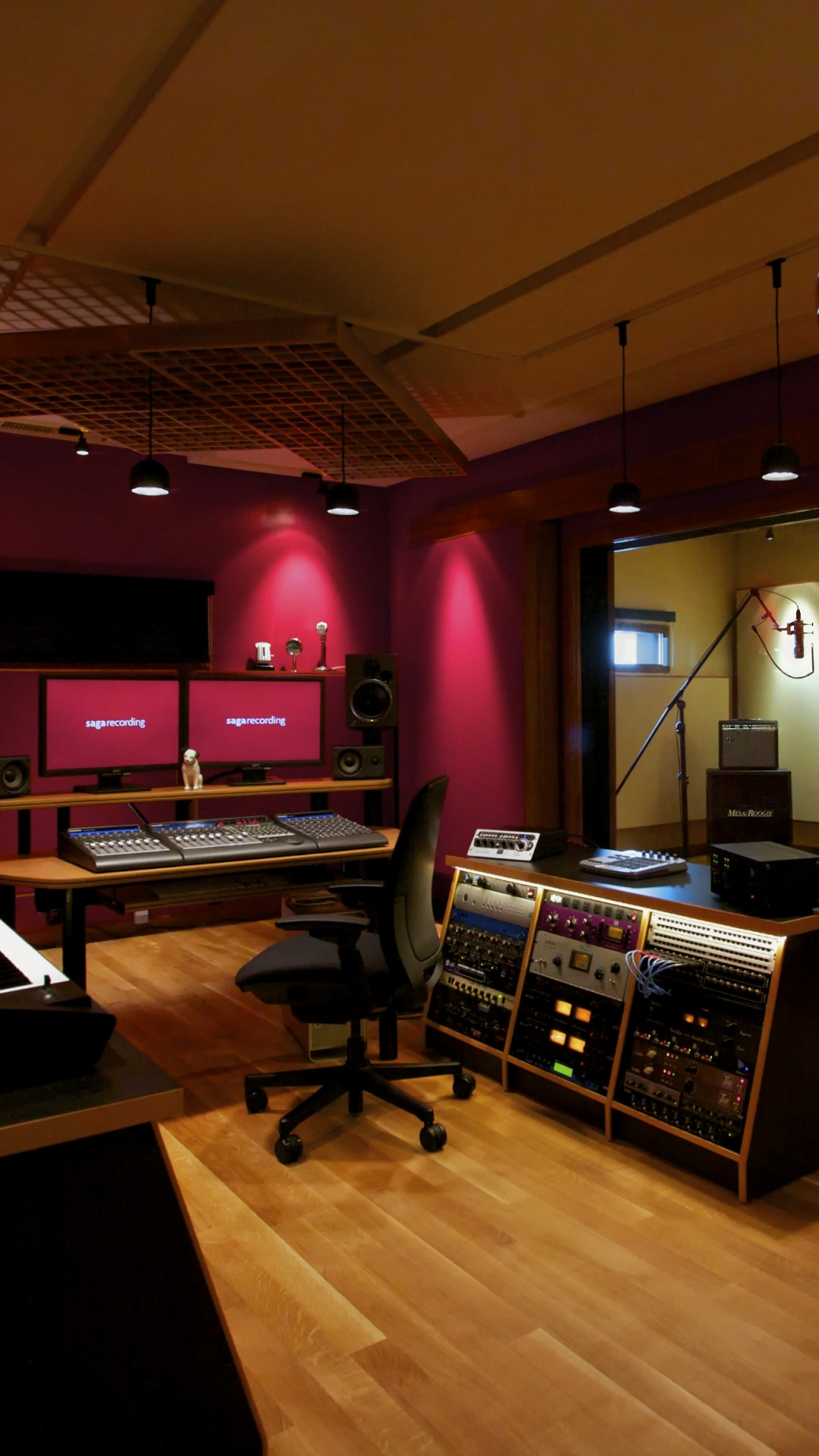 studio, music, guitar, room, electric guitar High Definition image