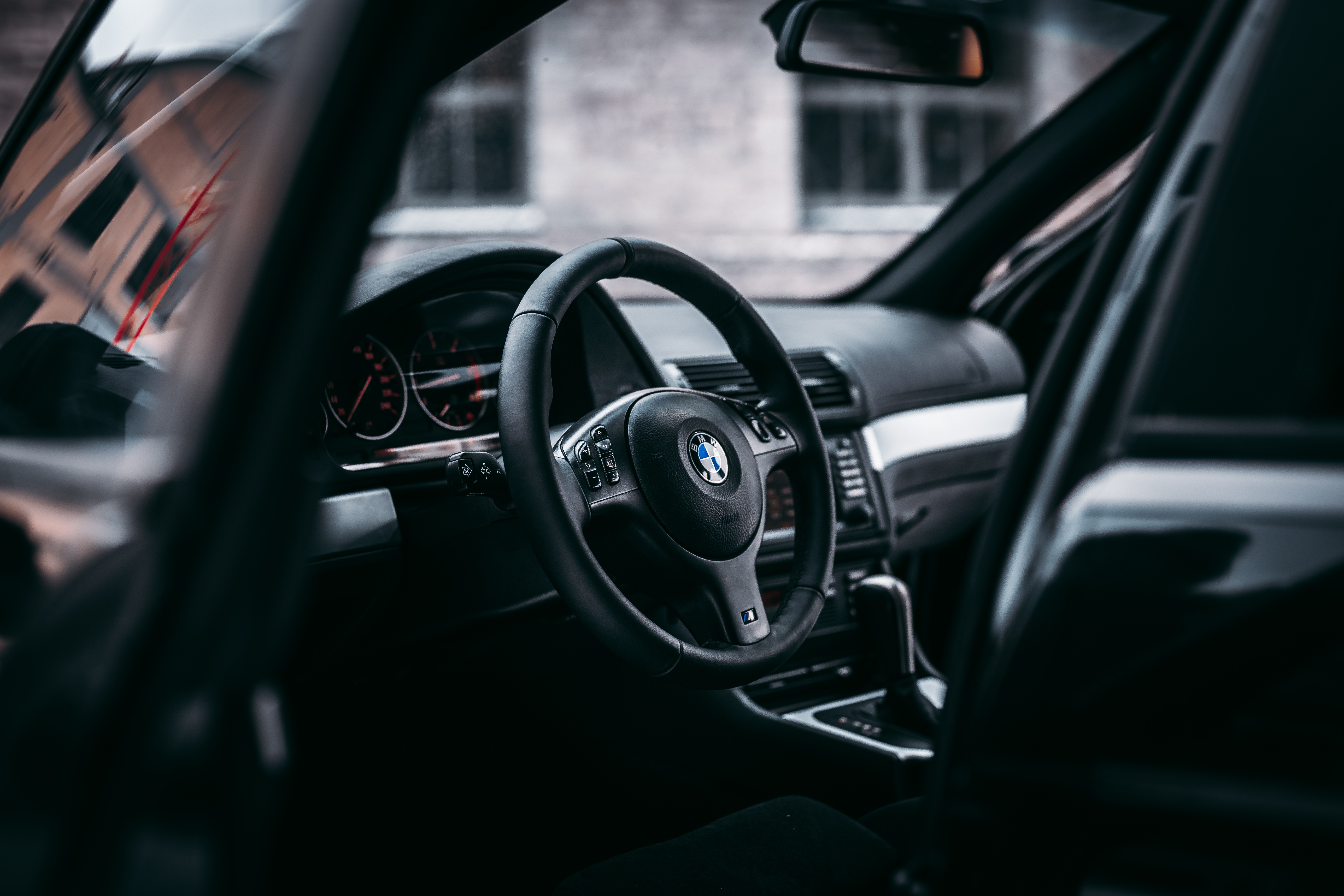 BMW салон руль
