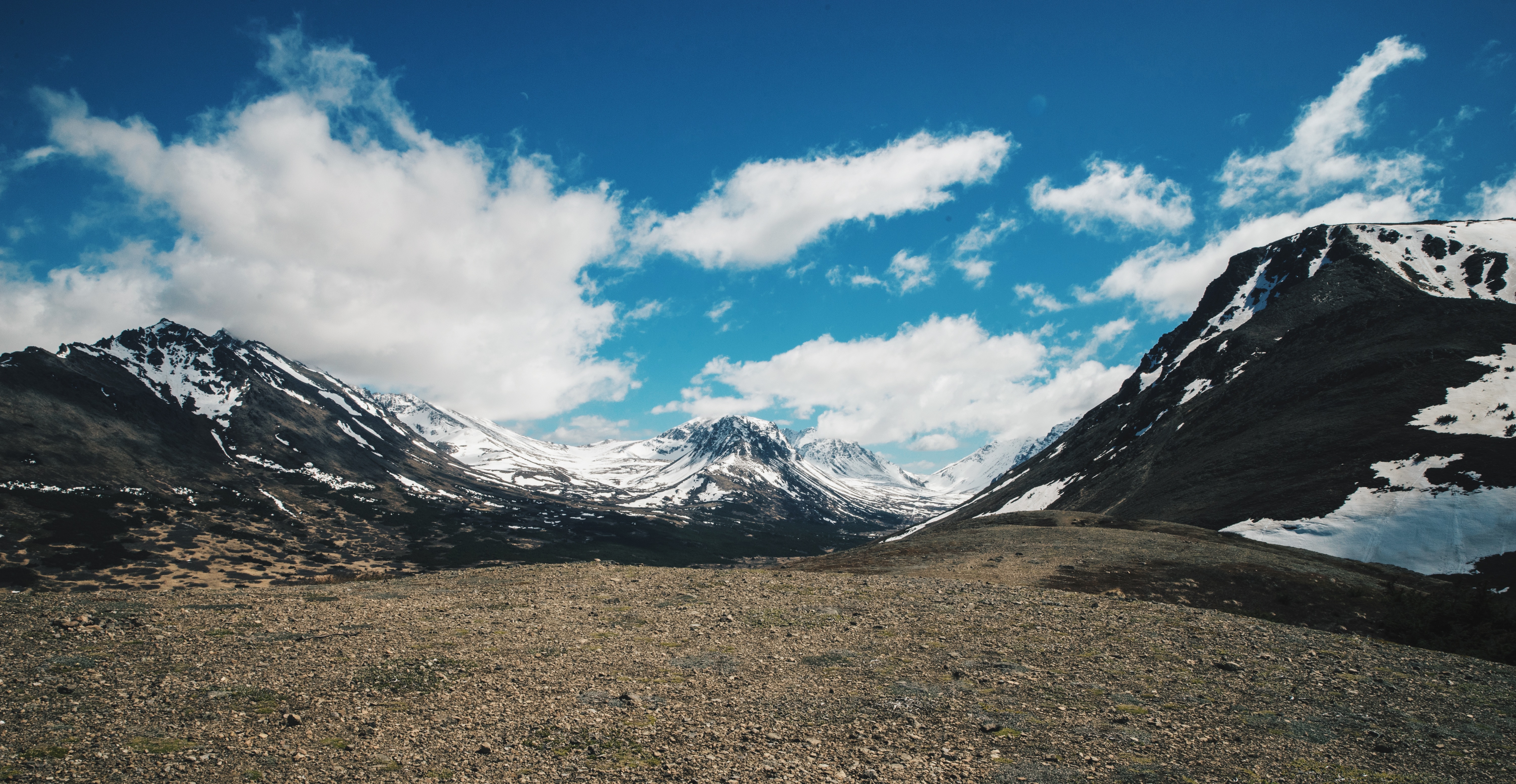 PCデスクトップに自然, 山脈, 雲, スカイ画像を無料でダウンロード
