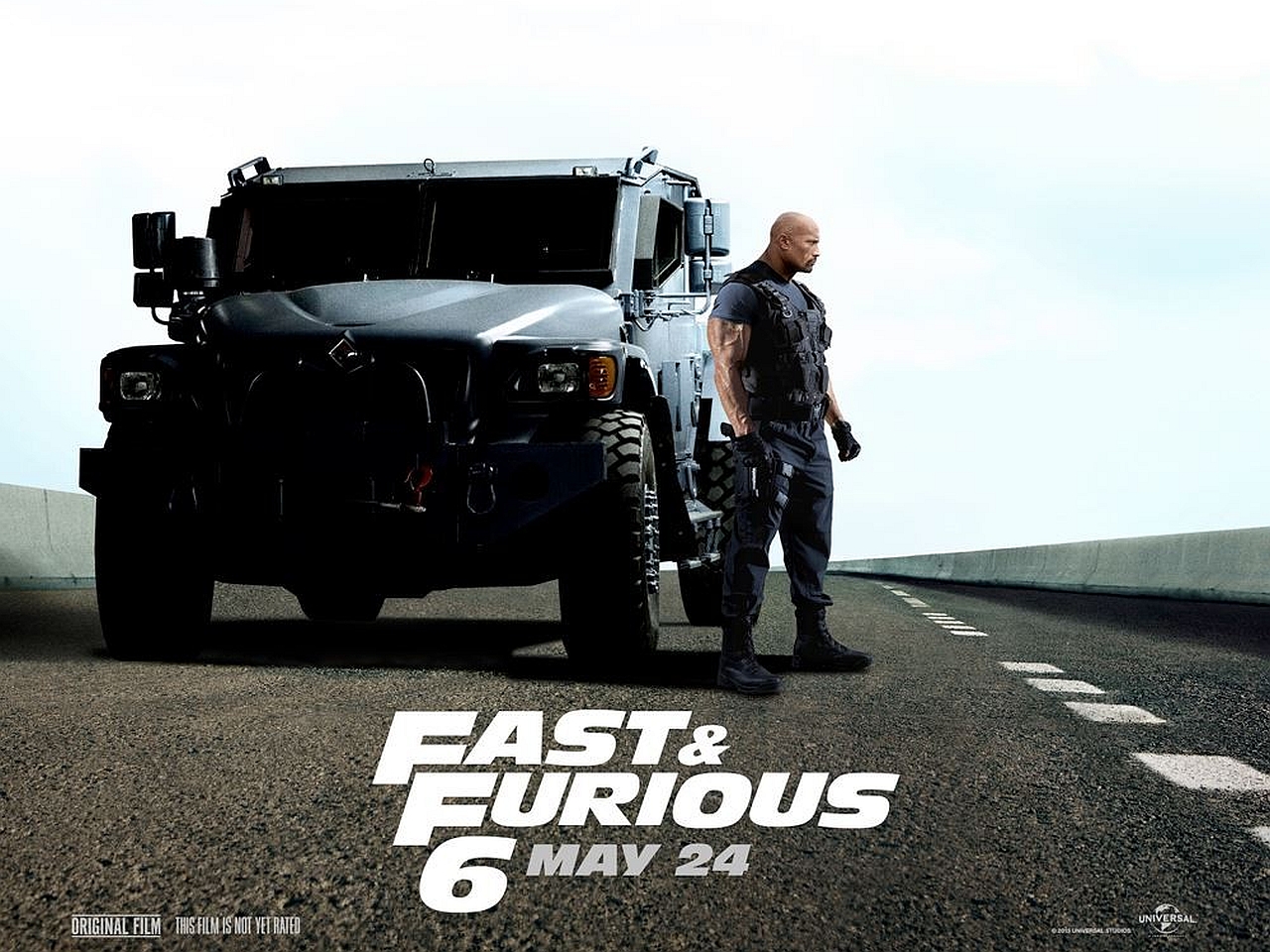 movie, fast & furious 6, dwayne johnson, luke hobbs Full HD
