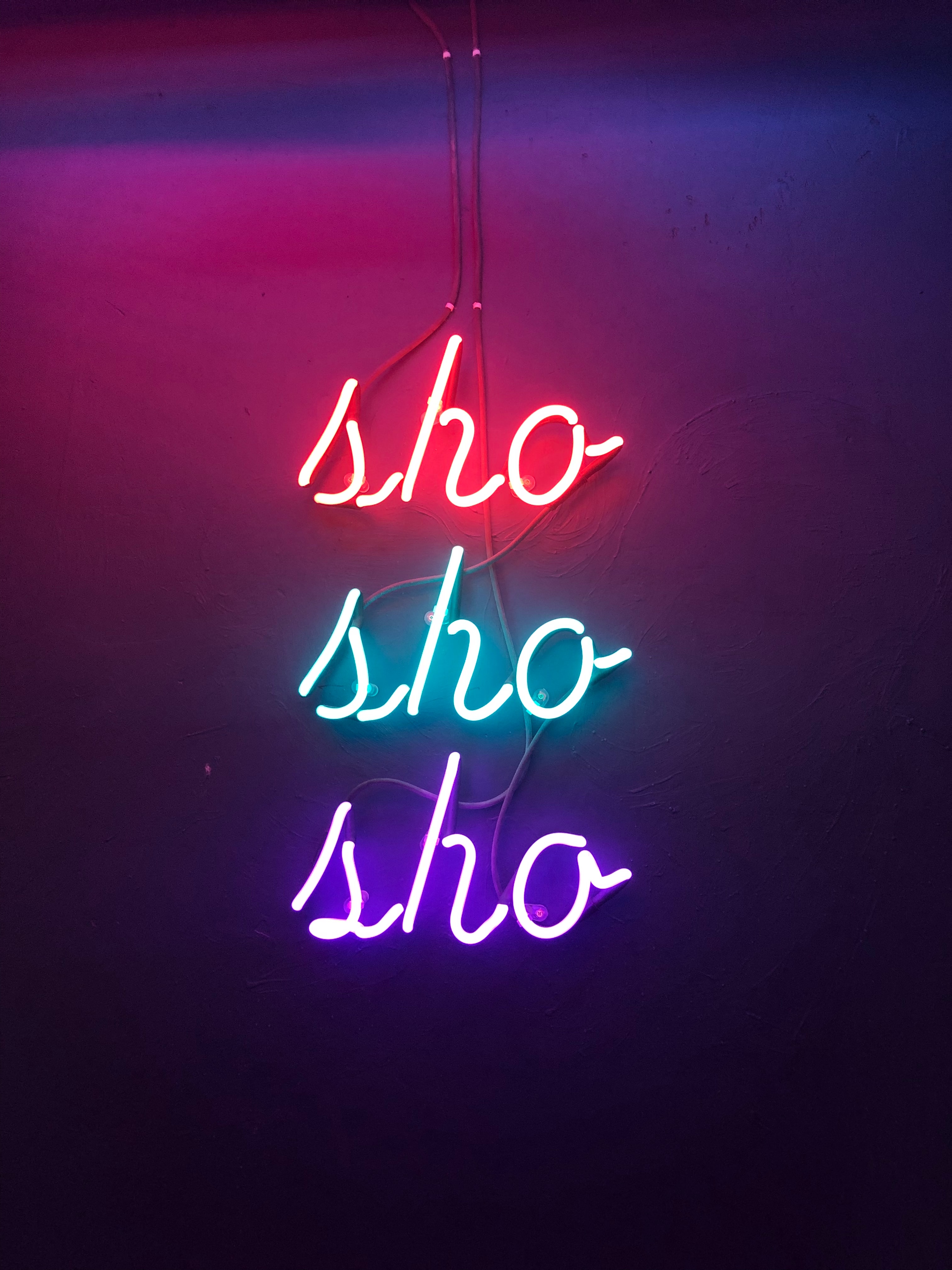 1920 x 1080 picture words, wall, neon, glow, inscription