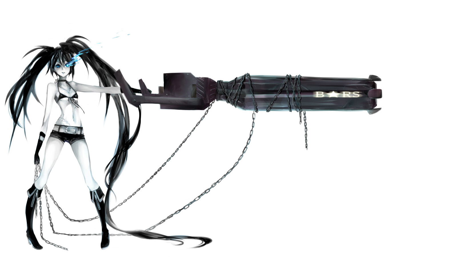 Оружие из аниме стрелок с чёрной скалы