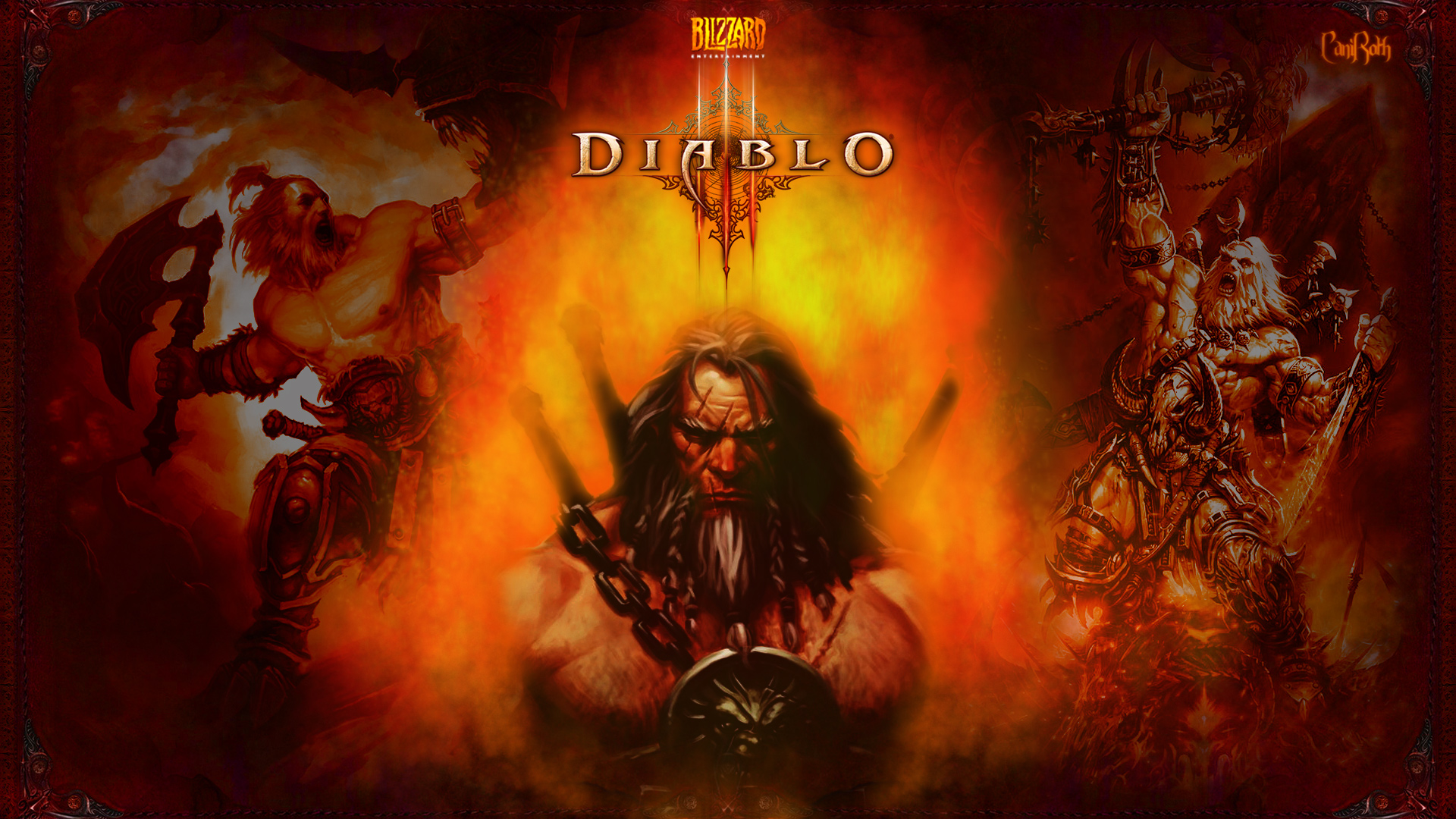 video game, diablo iii, barbarian (diablo iii), diablo