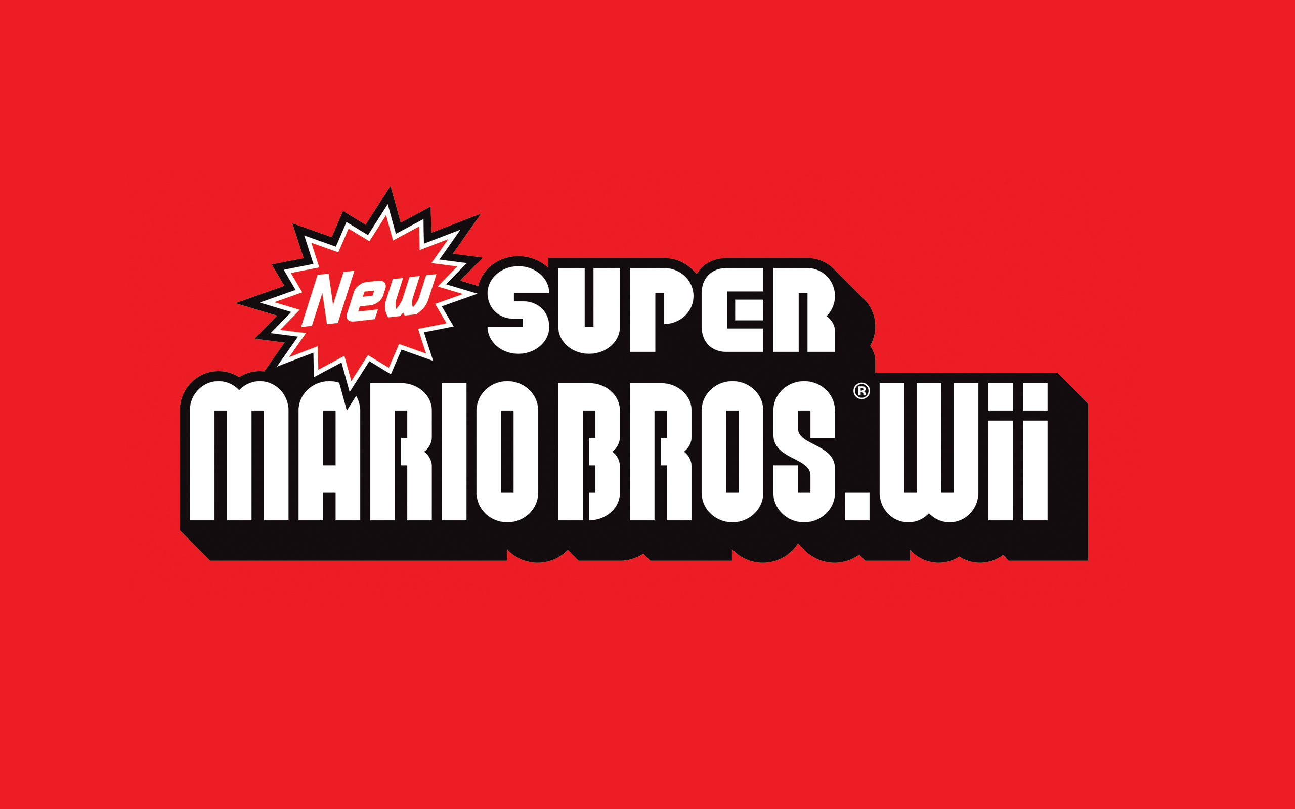 Super new песня. Супер новинка. Super Mario Bros logo. Wii Wallpaper. Bros show games.