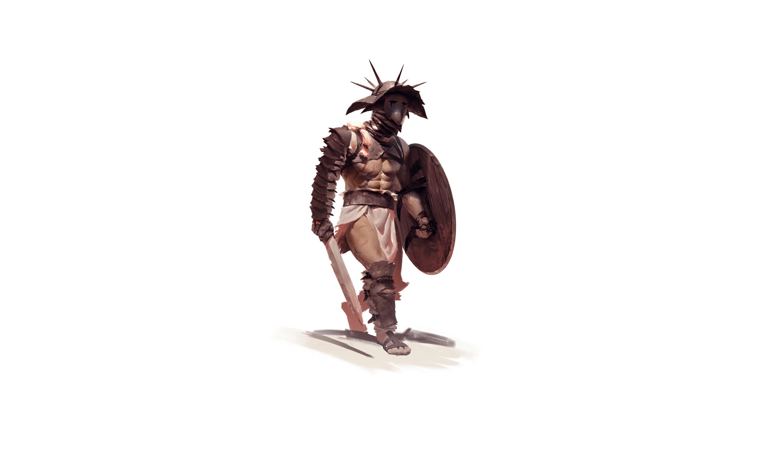 fantasy, warrior, gladiator, sword 8K