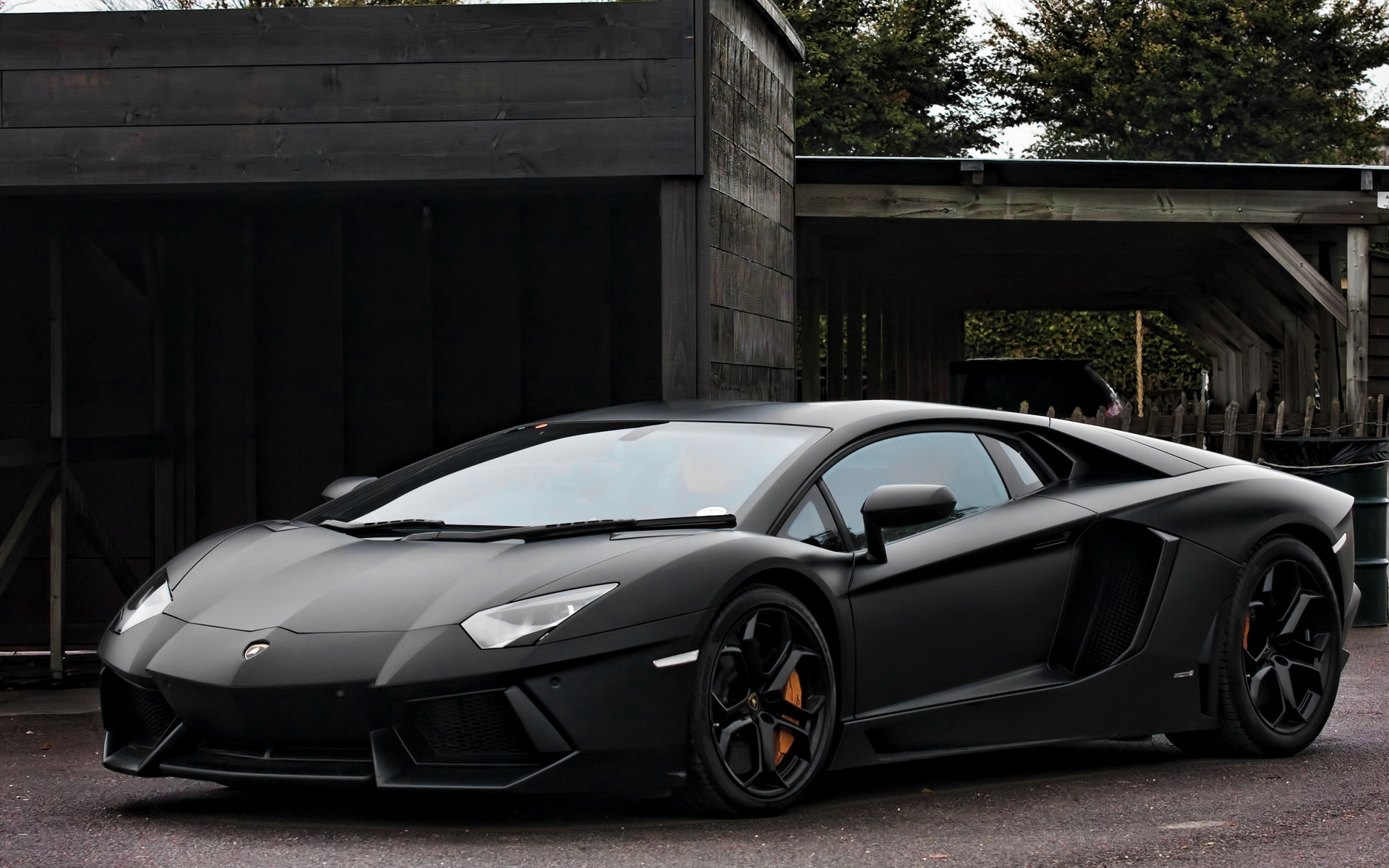 Lamborghini lp700 Aventador Black Matte