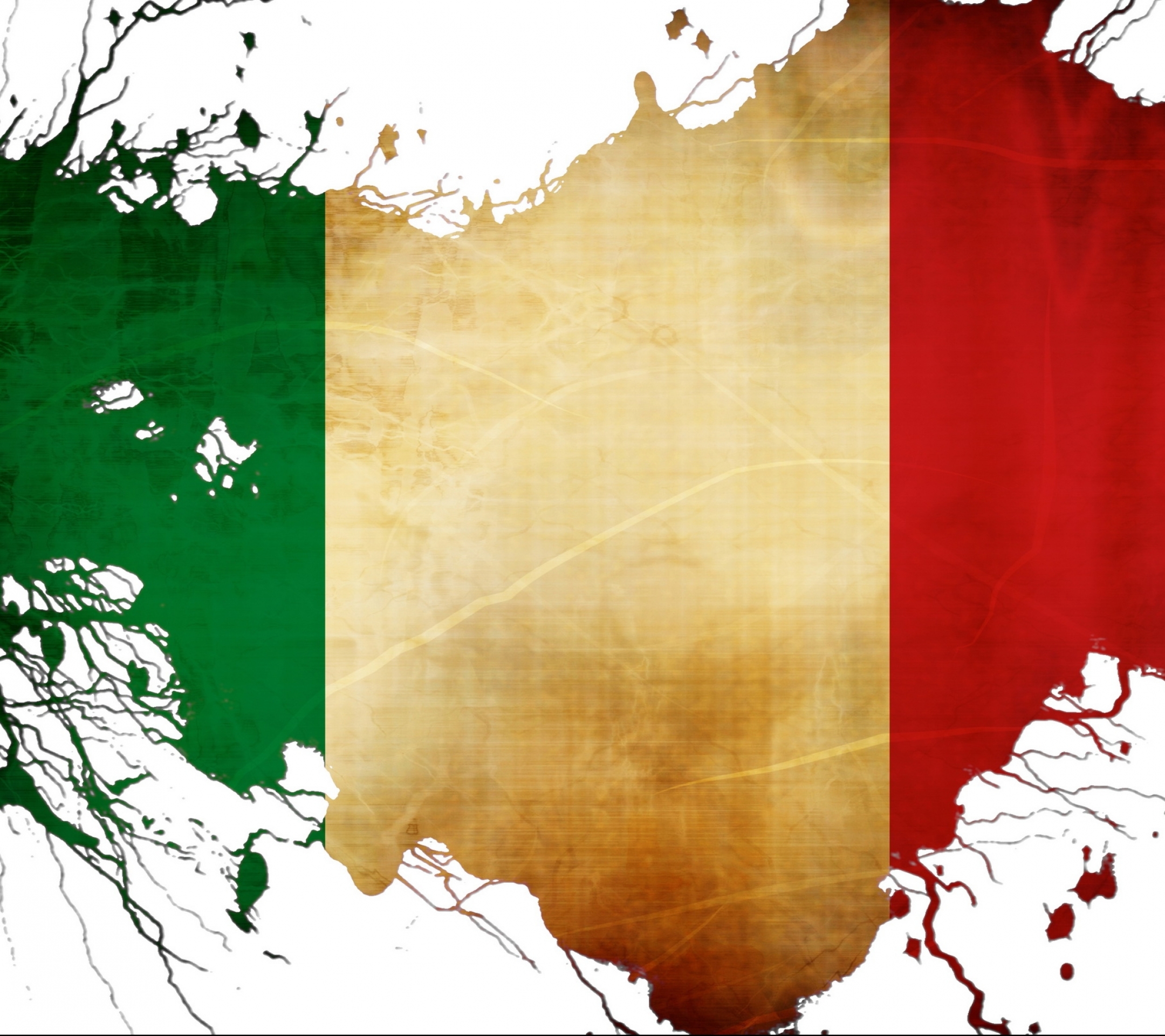 Красивый флаг Италии