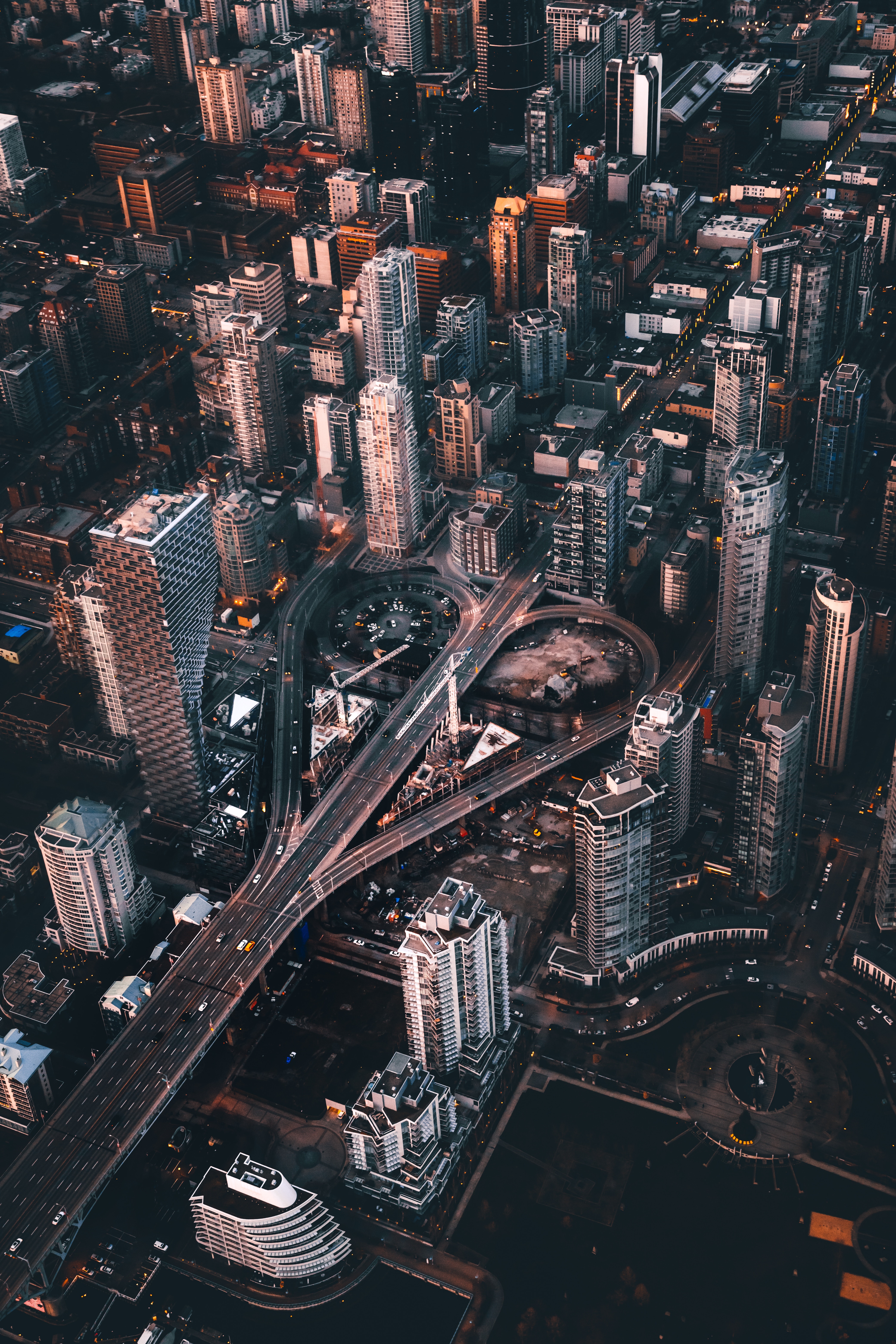 canada, vancouver, cities, architecture, city, view from above