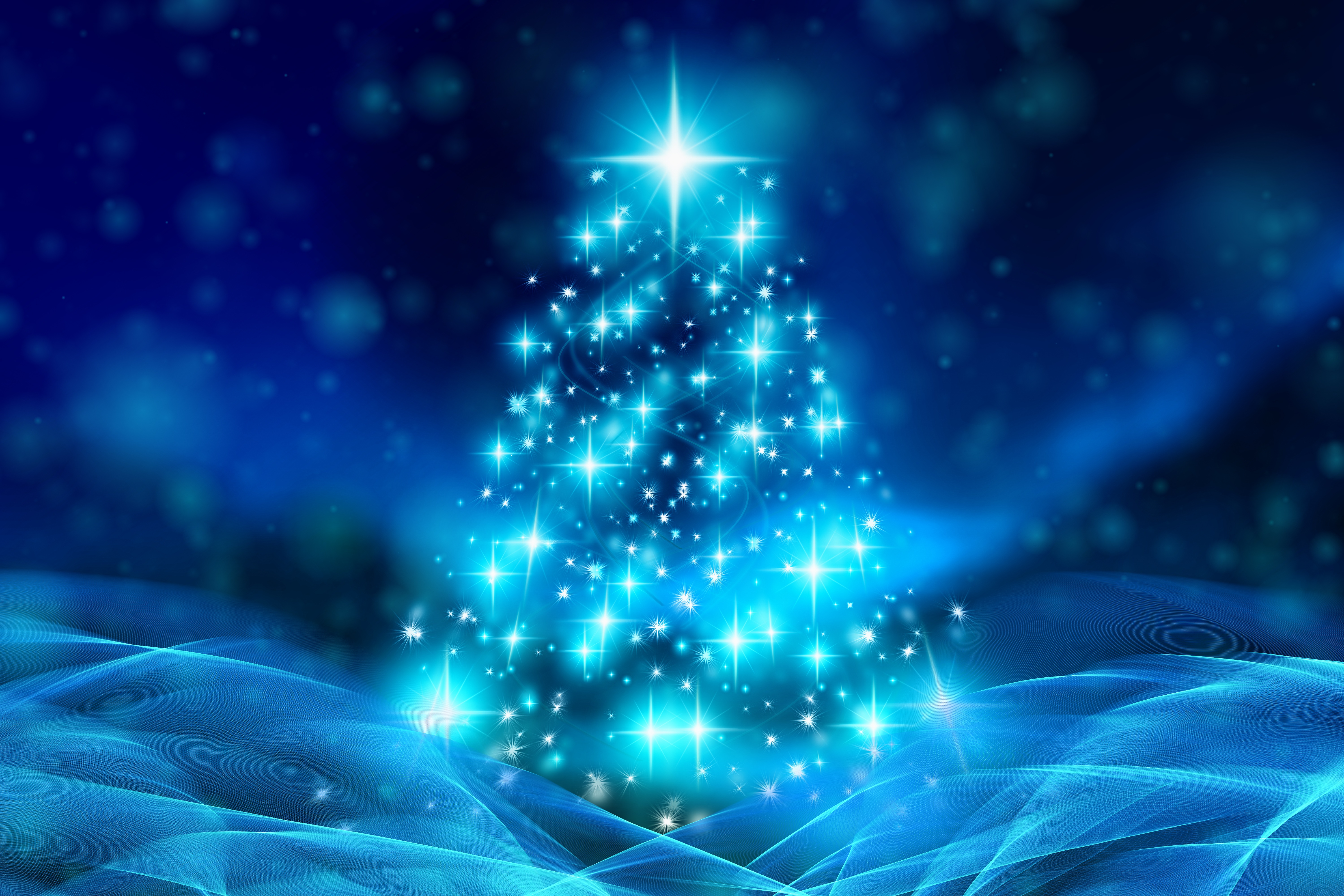 christmas, christmas tree, shine, holidays, new year, sparks, brilliance 2160p