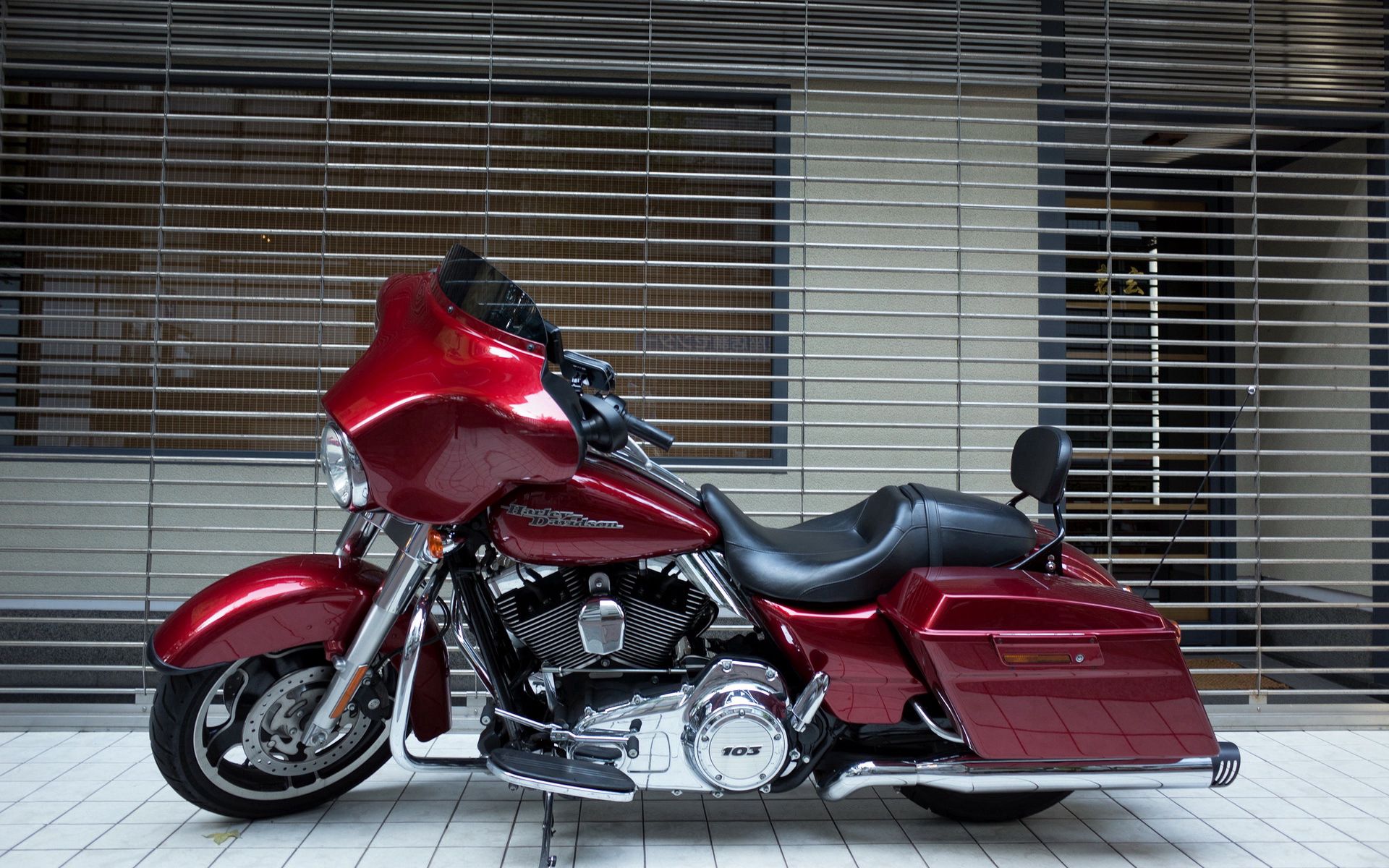 Handy-Wallpaper Seitenansicht, Stil, Fahrrad, Motorrad, Harley Davidson, Motorräder kostenlos herunterladen.