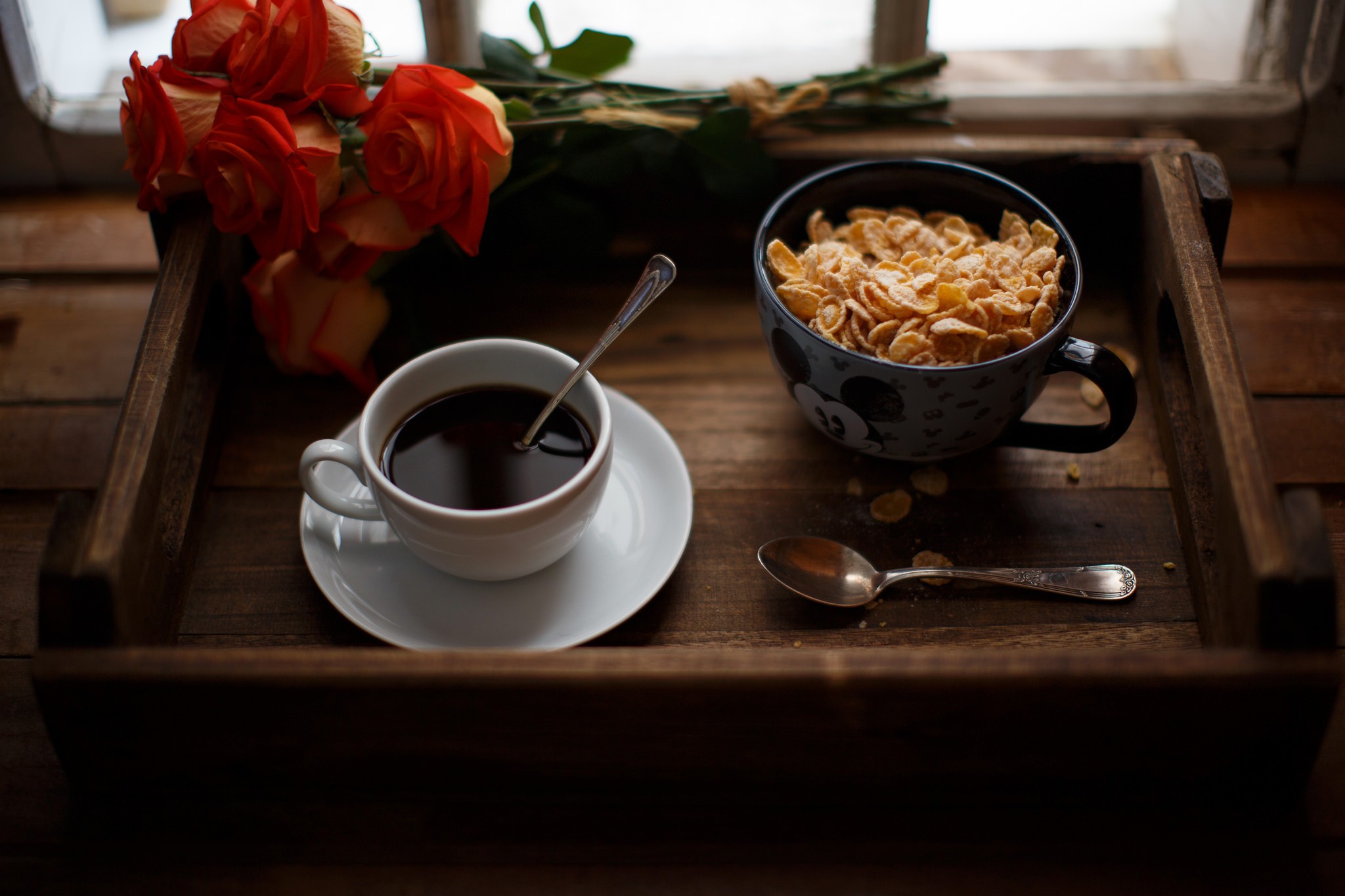 food, breakfast, cereal, coffee, cup, rose images