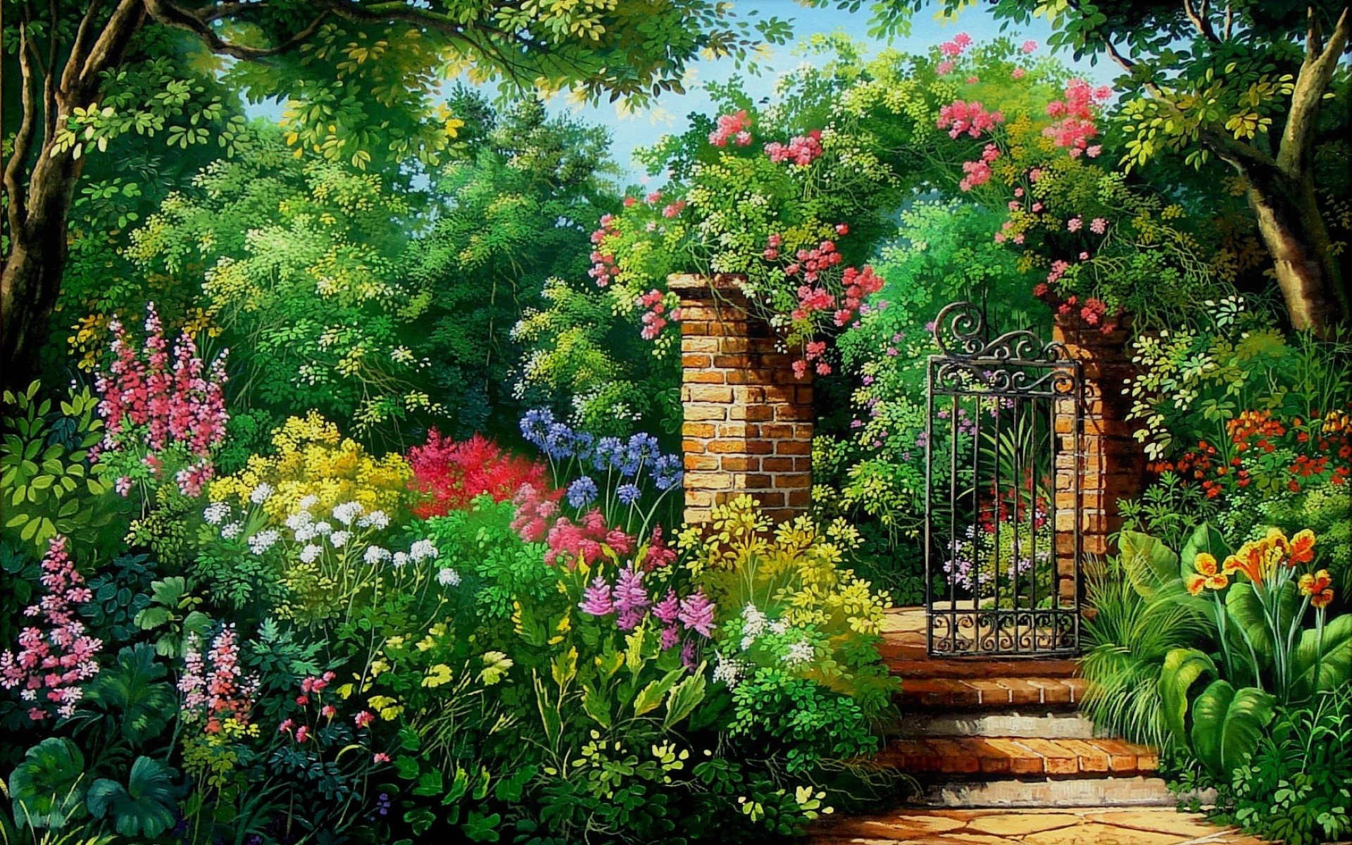 Flowery Garden Райский сад