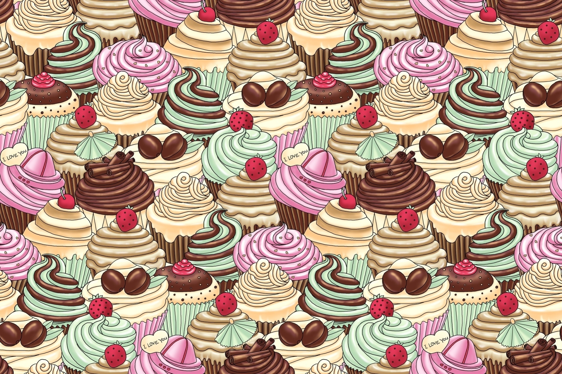 texture, art, background, textures, cupcakes