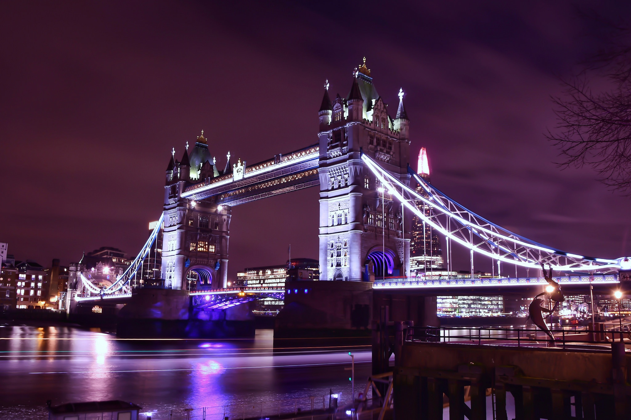Лондонский глаз и Тауэрский мост