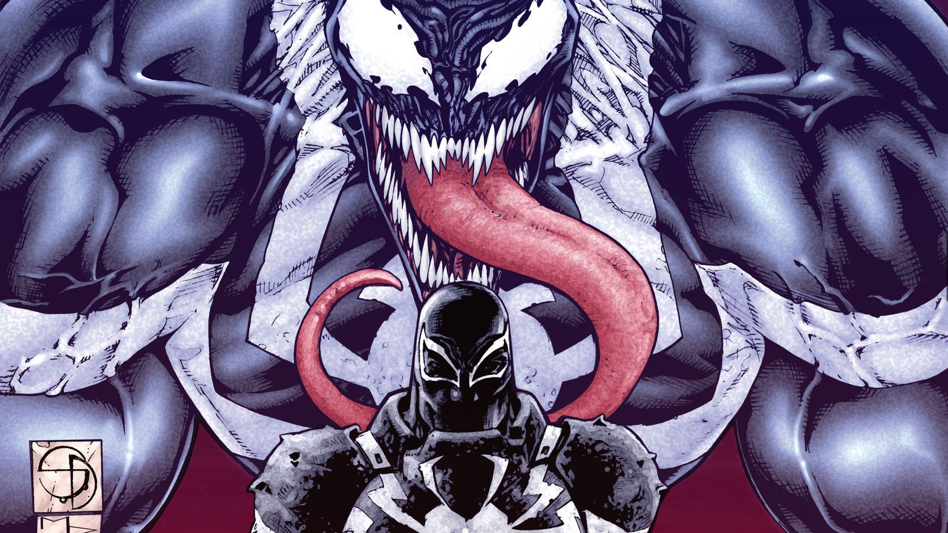 Agent Venom Red Hulk Marvel Comics 4K Wallpaper 42944