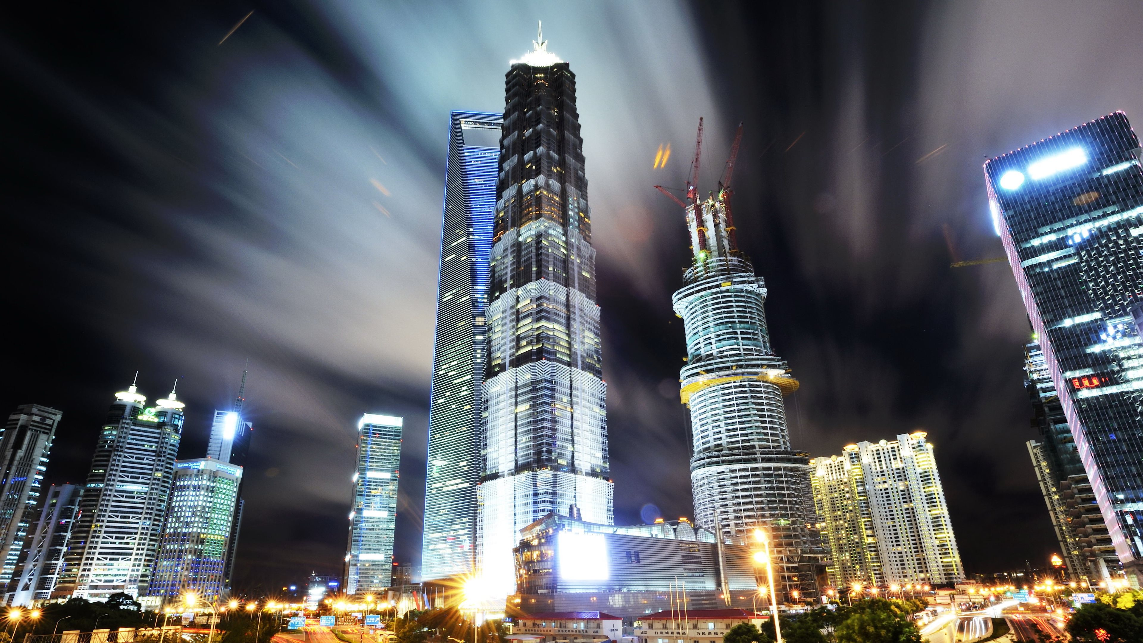 Шанхай небоскребы башня
