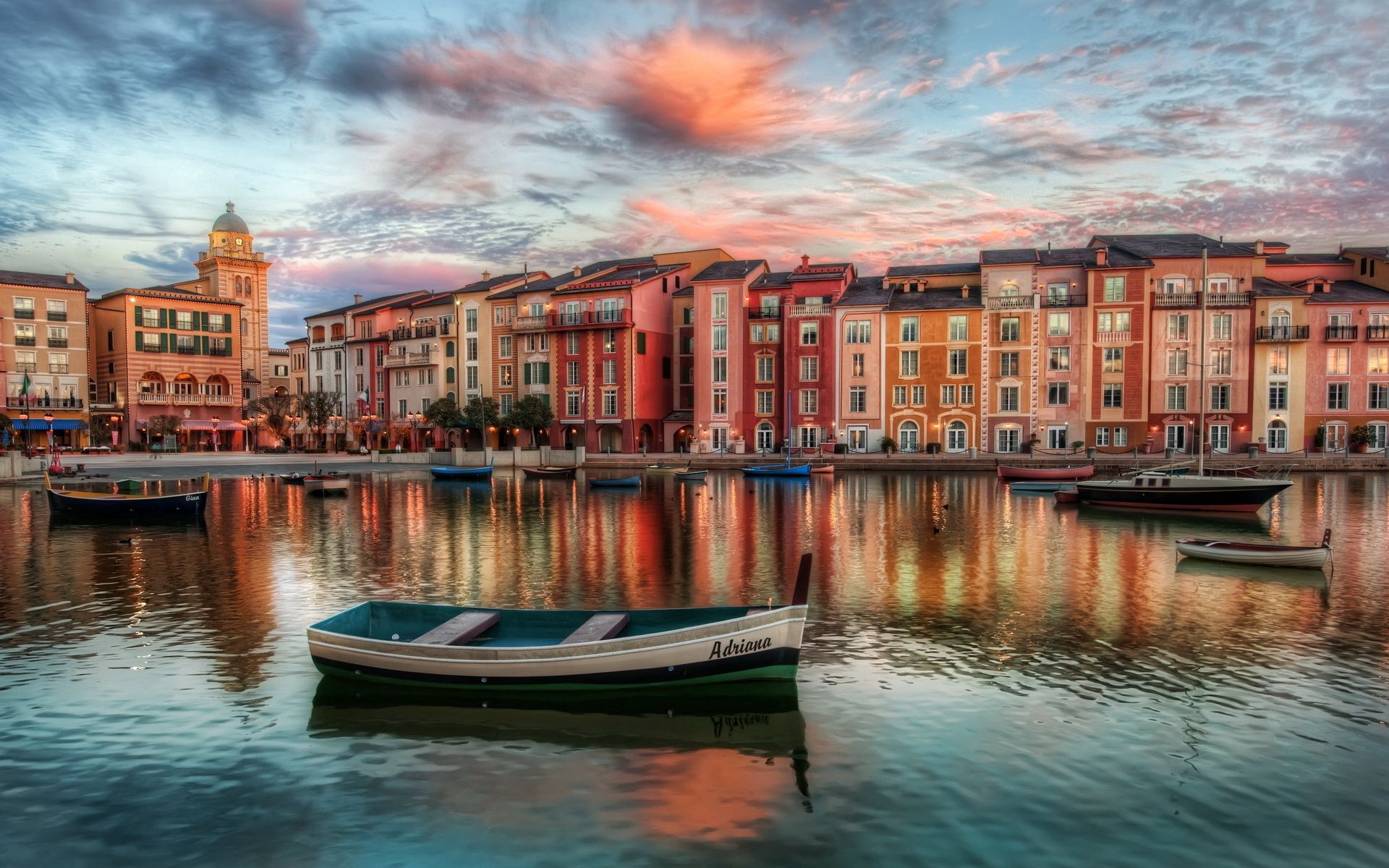 Laden Sie das Flüsse, Venedig, Städte, Sky, Gebäude, Wharf, Liegeplatz-Bild kostenlos auf Ihren PC-Desktop herunter