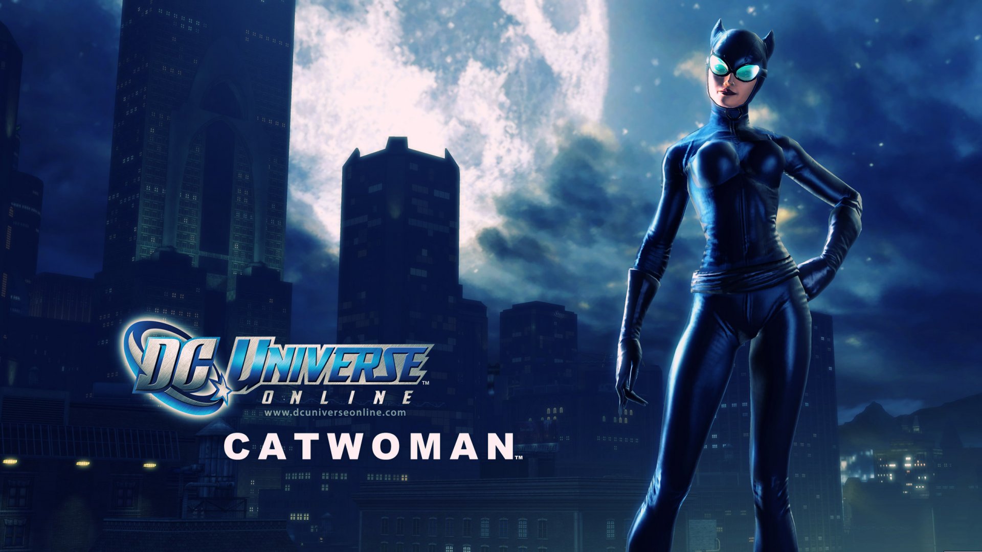 video game, dc universe online, catwoman 1080p