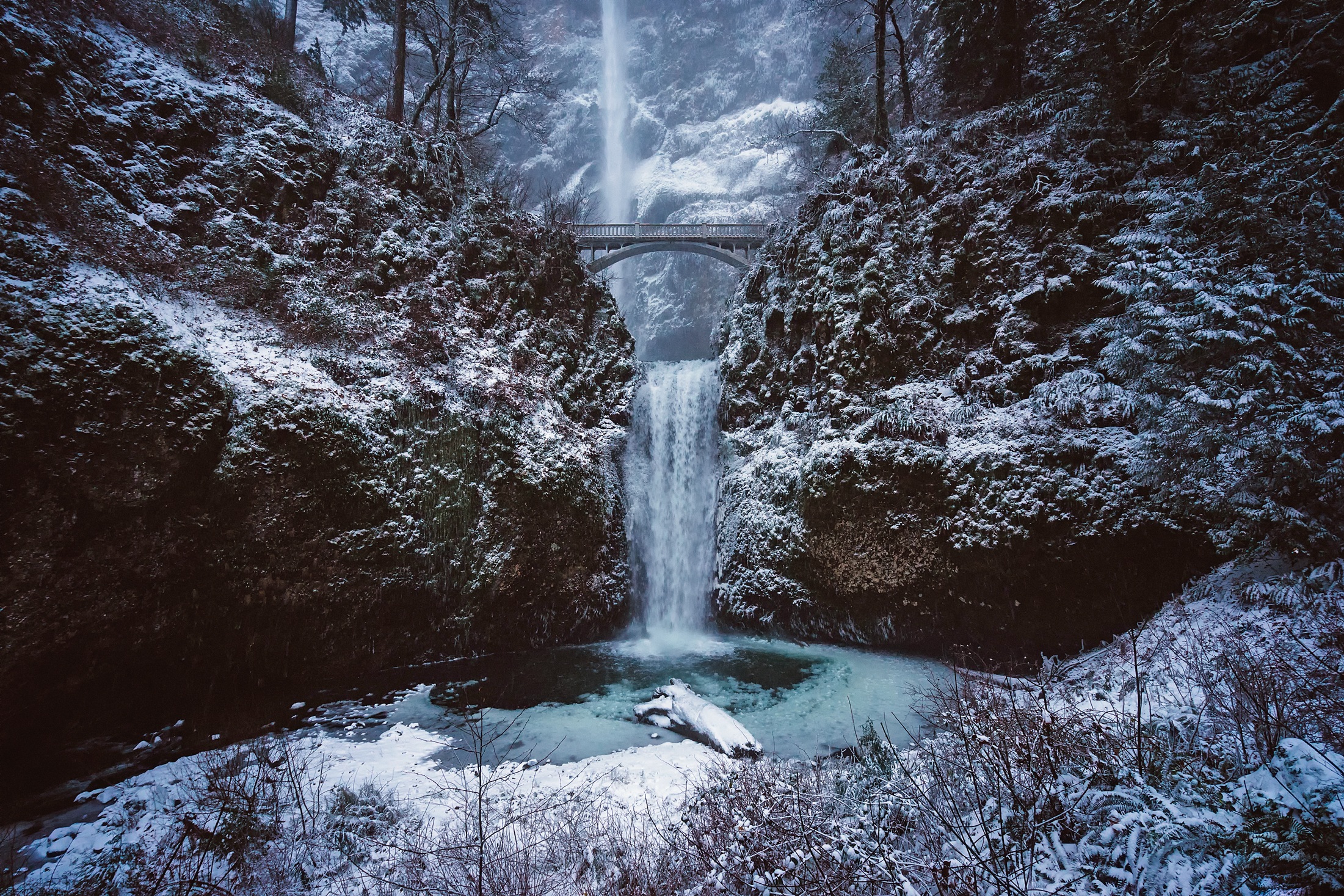 Водопад Малтнома Орегон США