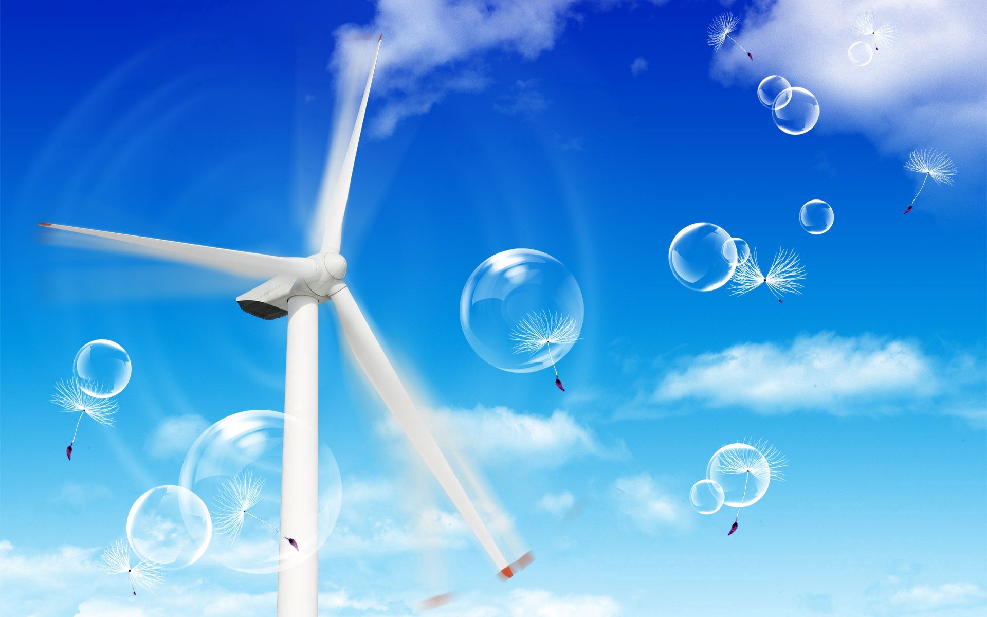 Download mobile wallpaper Blows Away, Blowing Away, Sky, Parachute, Dandelions, Vector for free.