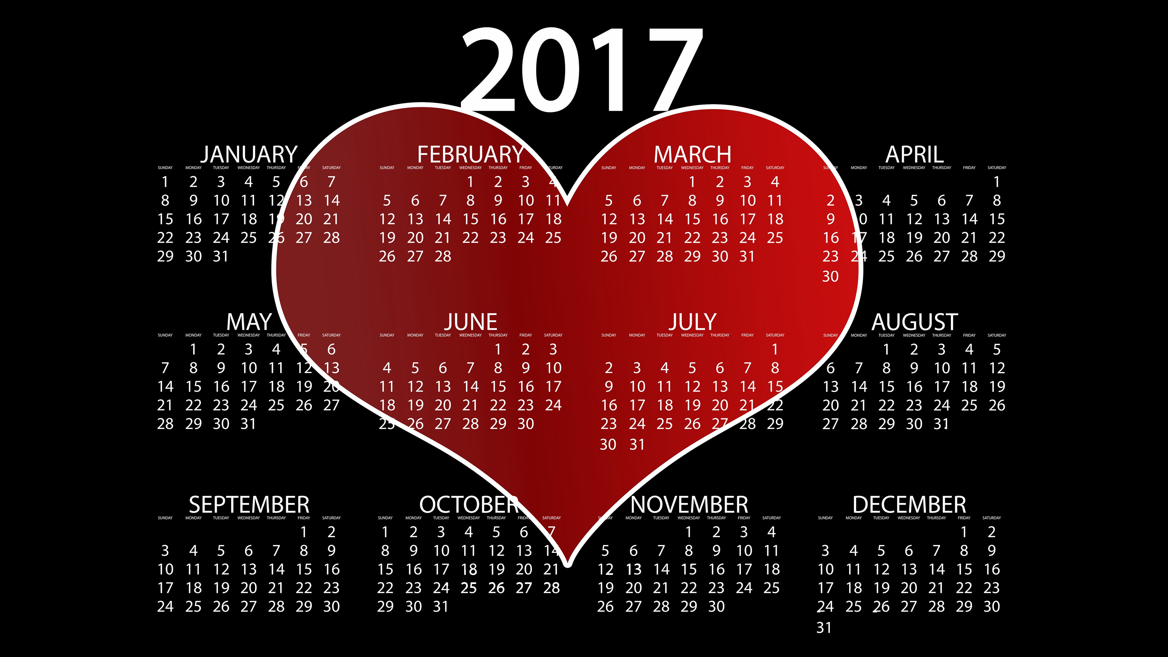 календарь на день влюбленных