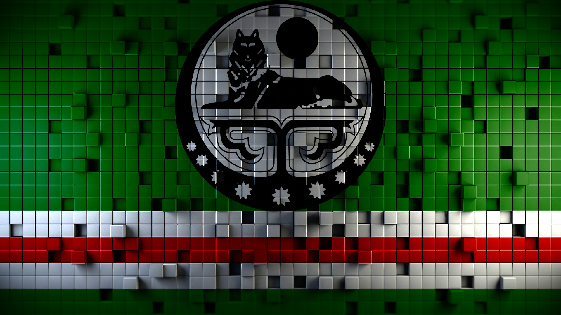 misc, flag of chechnya HD wallpaper