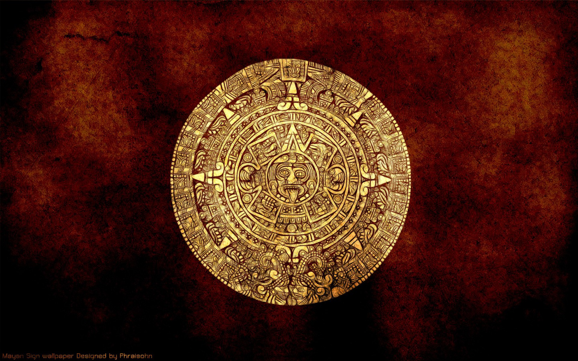 741176 Hintergrundbild herunterladen künstlerisch, aztekisch, kalender, gold - Bildschirmschoner und Bilder kostenlos