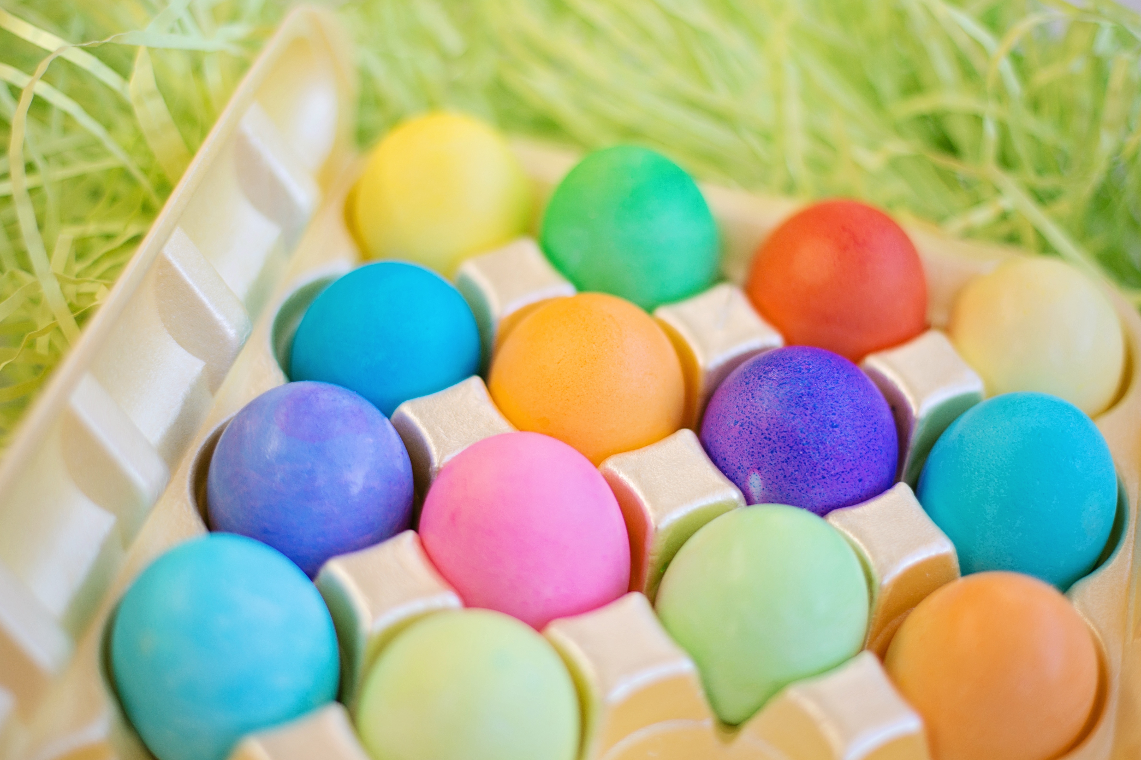 multicolored, easter, holidays, eggs, motley cell phone wallpapers