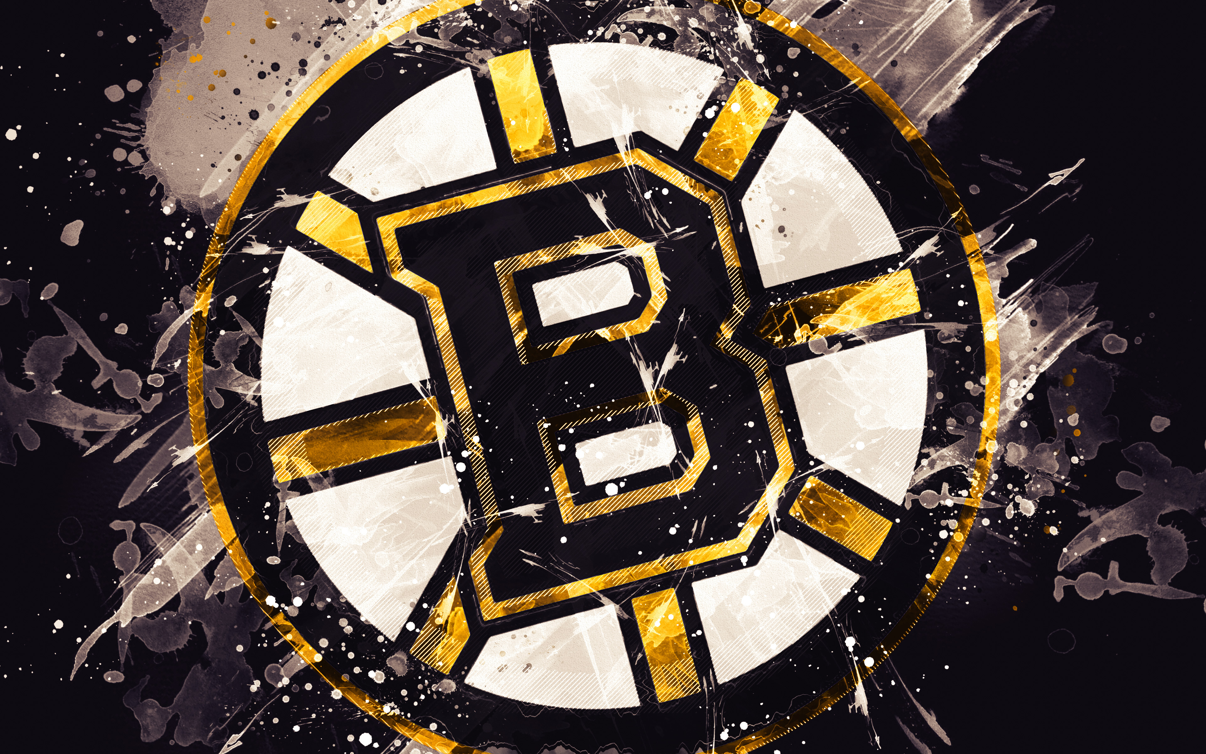 3840x2400 / 3840x2400 Boston Bruins, Emblem, Logo, NHL wallpaper -  Coolwallpapers.me!