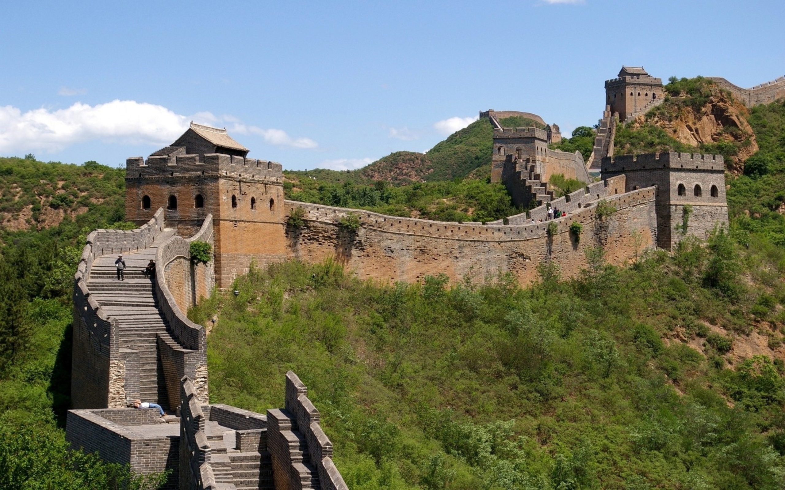 Full HD great wall of china, man made, monuments