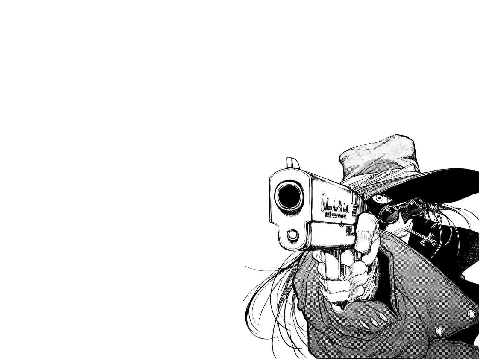 Download mobile wallpaper Anime, Gun, Hellsing for free.