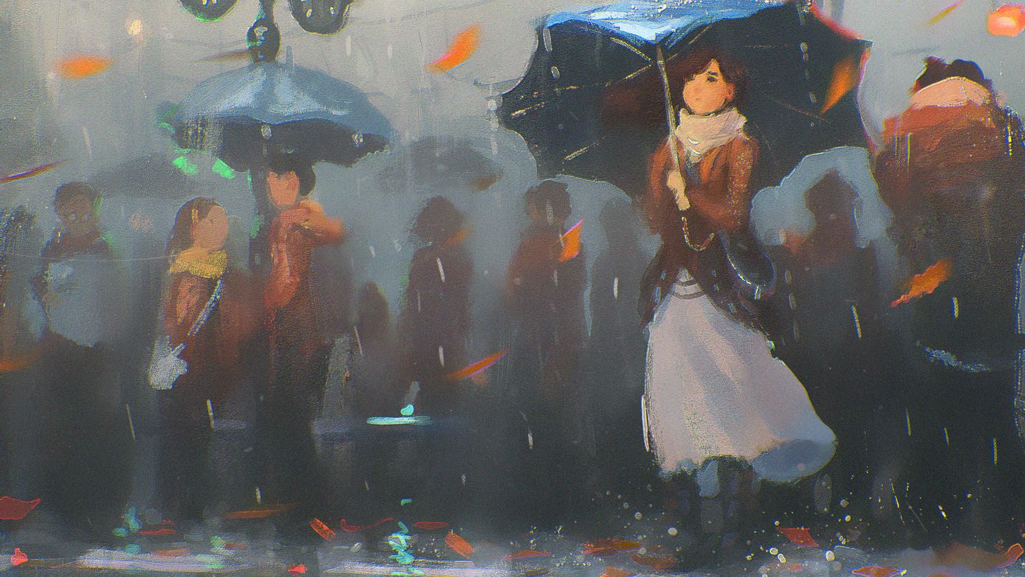 Среди миллионов прохожих песня. Толпа людей под дождем. Толпа людей на улице живопись. Дождь в живописи. Картина прохожие.