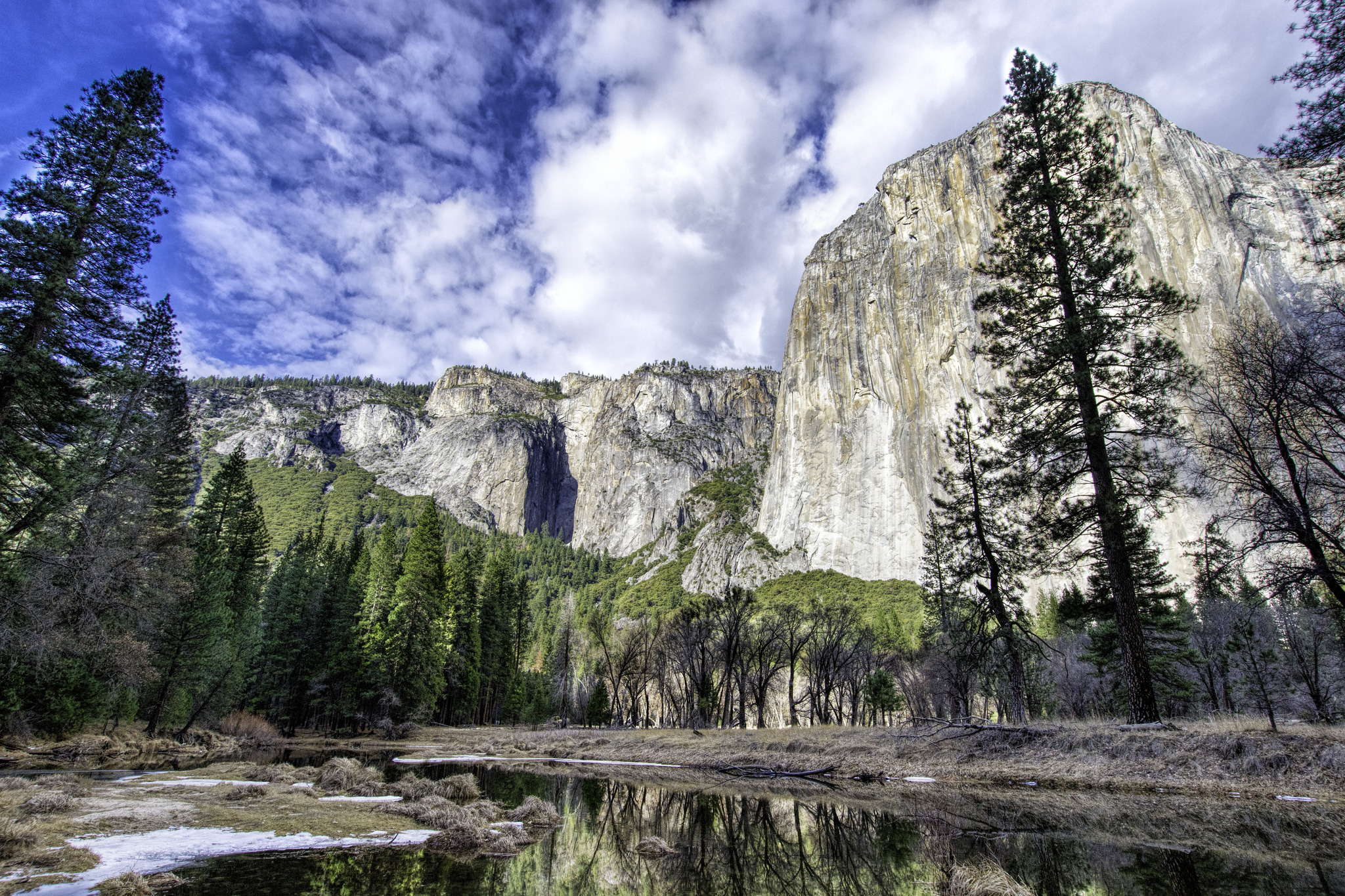 earth, yosemite national park, california, cliff, forest, mountain, nature, river, tree, usa, national park