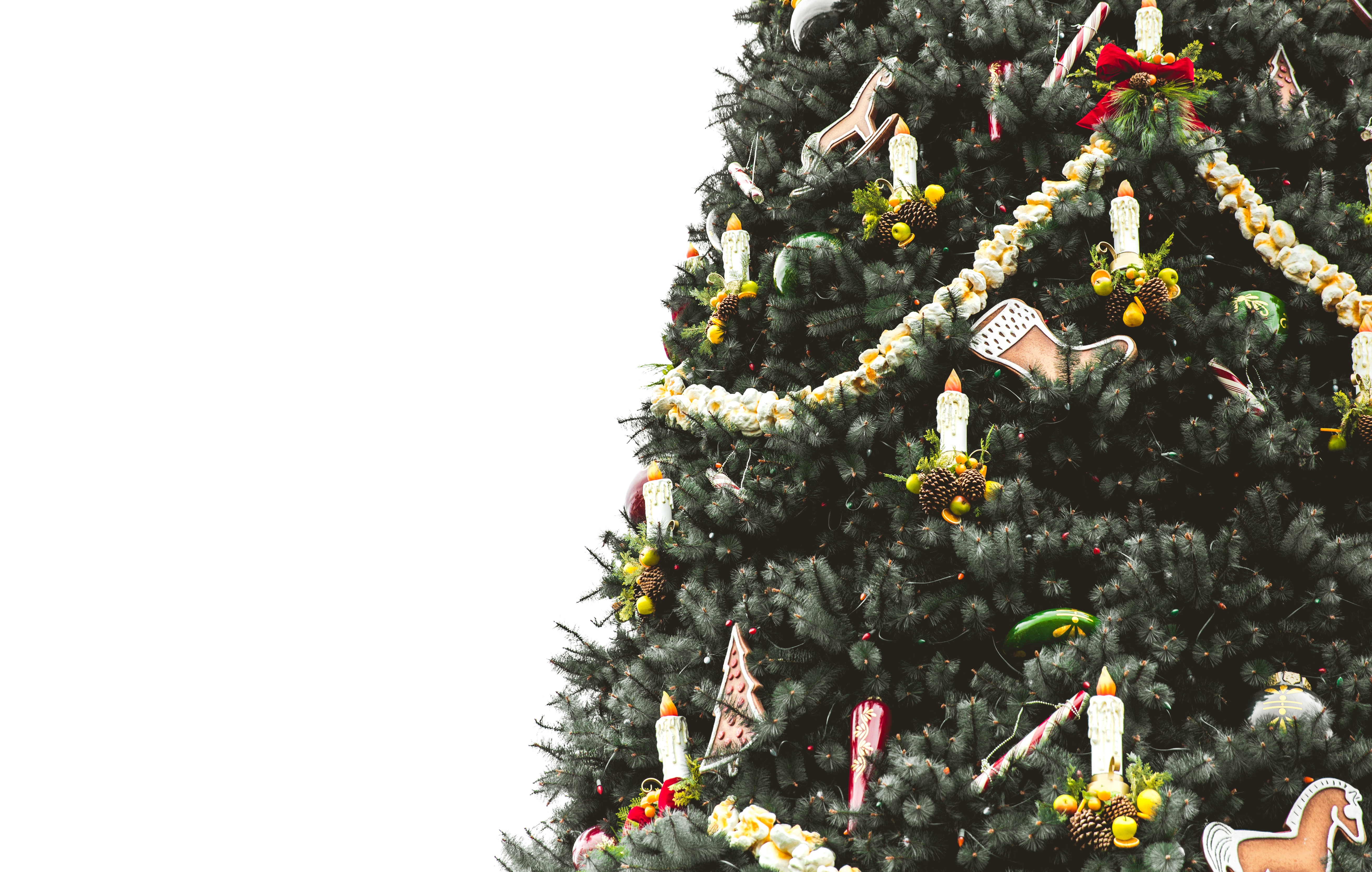 Téléchargez des papiers peints mobile Arbre De Noël, Fêtes, Décorations, Sapin De Noël, Bougies gratuitement.