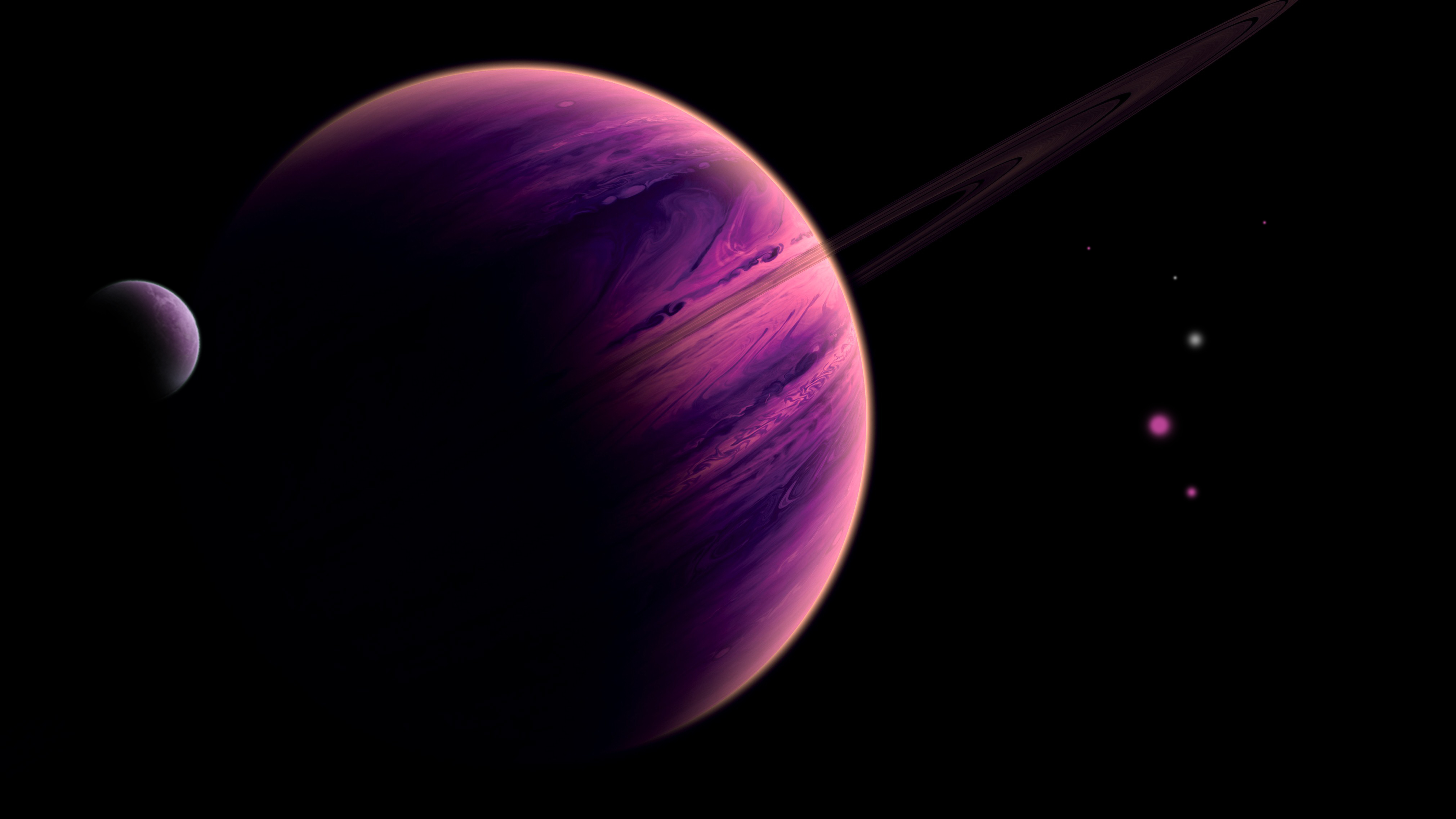 purple, planet, universe, violet, surface