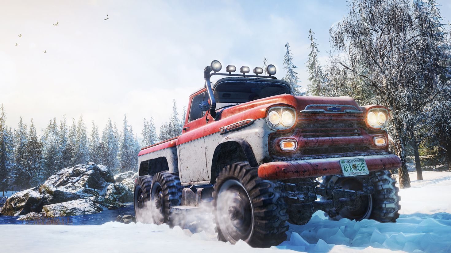 Моды на шоураннер. Chevrolet Apache 6x6. Chevrolet Apache SNOWRUNNER. SNOWRUNNER Шевроле Апач. Симулятор бездорожья SNOWRUNNER.