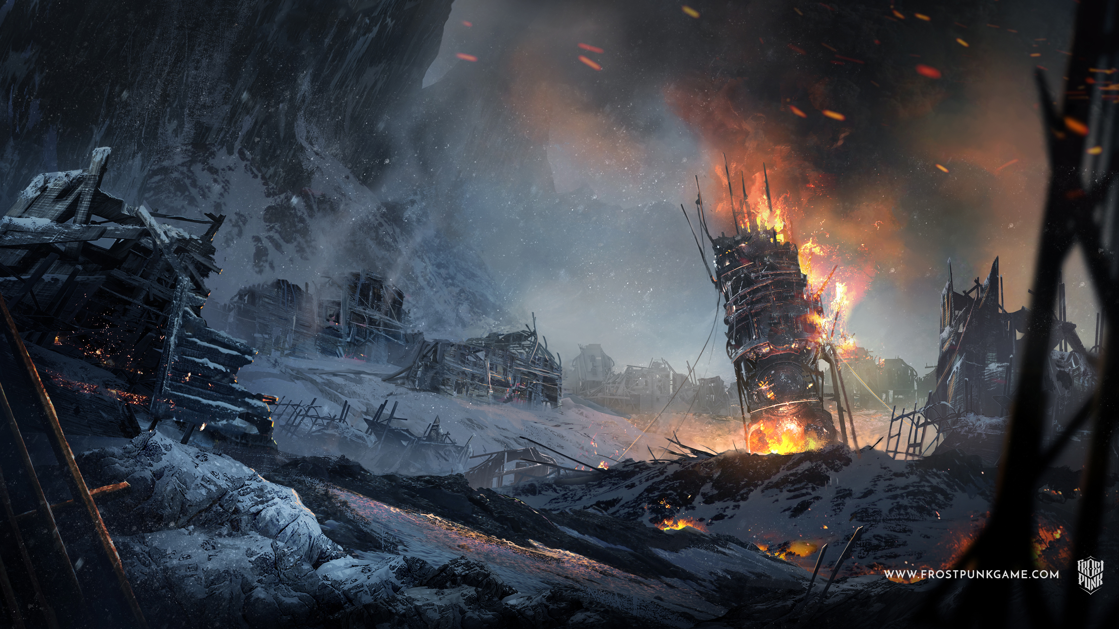 Фрост панк длс. Frostpunk арт. Frostpunk Винтерхоум. Frostpunk 1. Фростпанк арт Генератор.