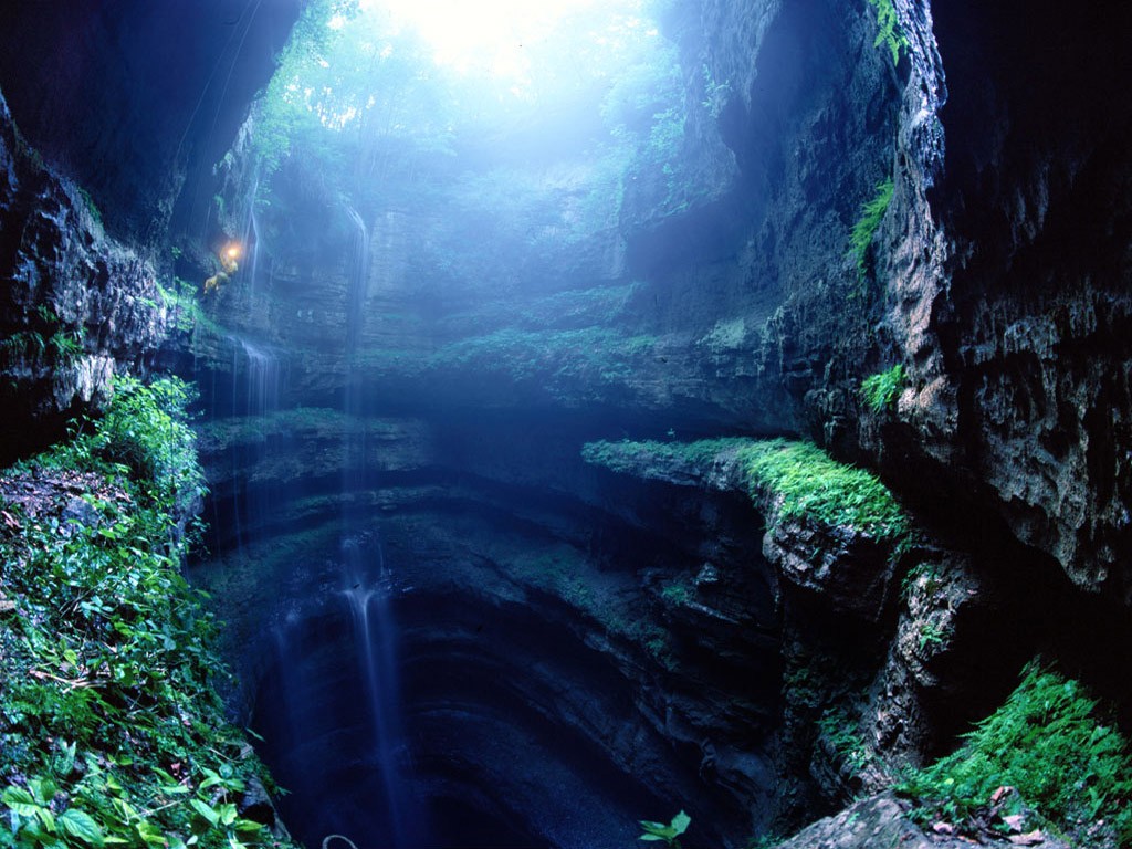 earth, cave, water lock screen backgrounds