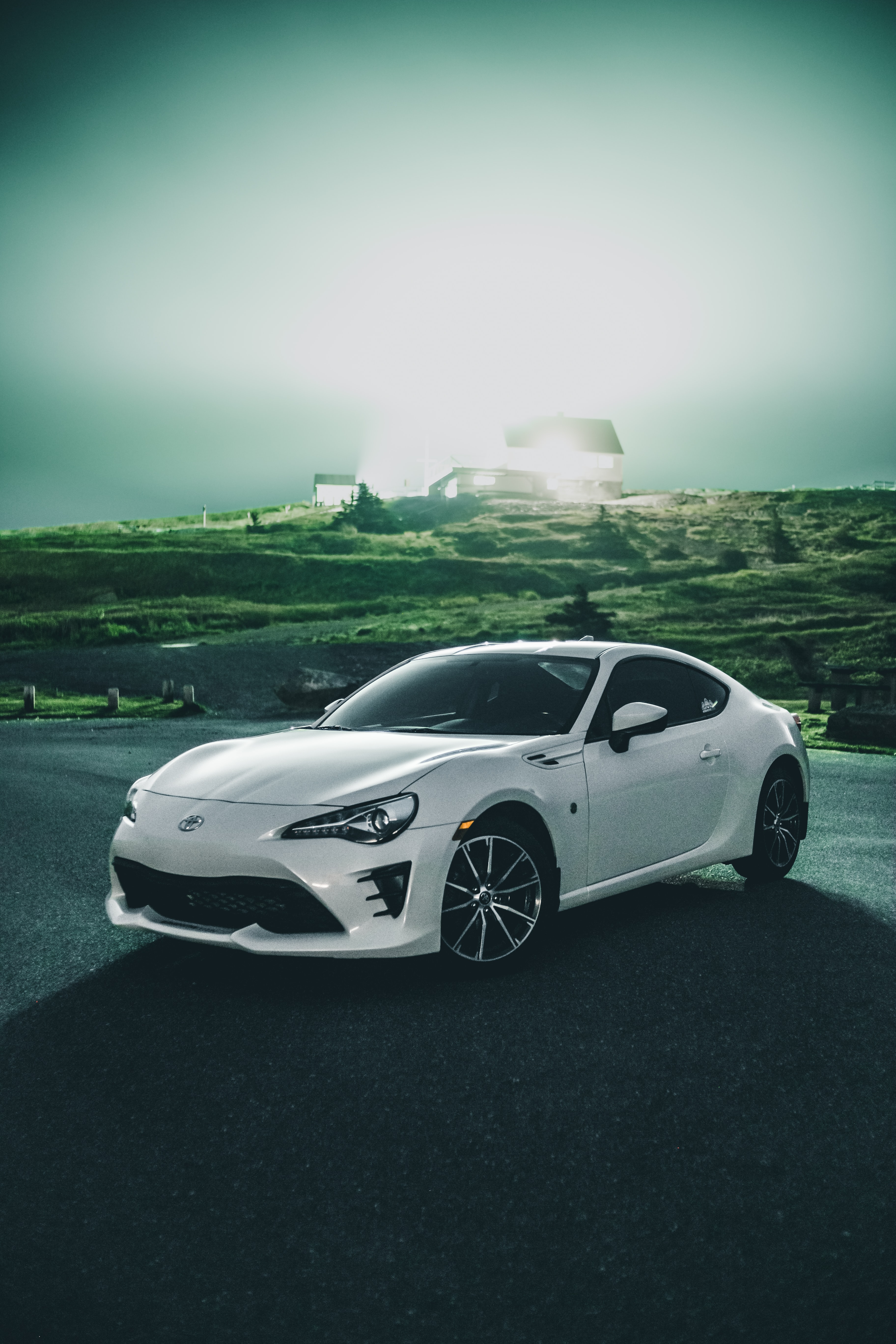 sports, toyota, cars, white, car, sports car, side view