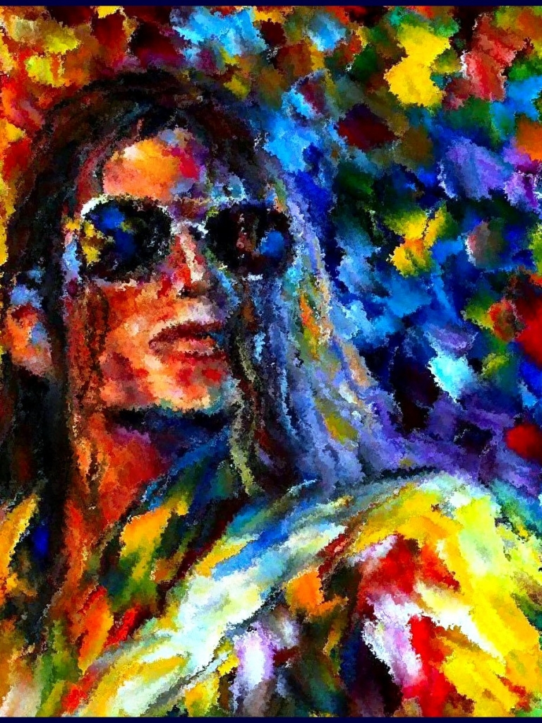 music, michael jackson, singer, colorful, king of pop HD wallpaper