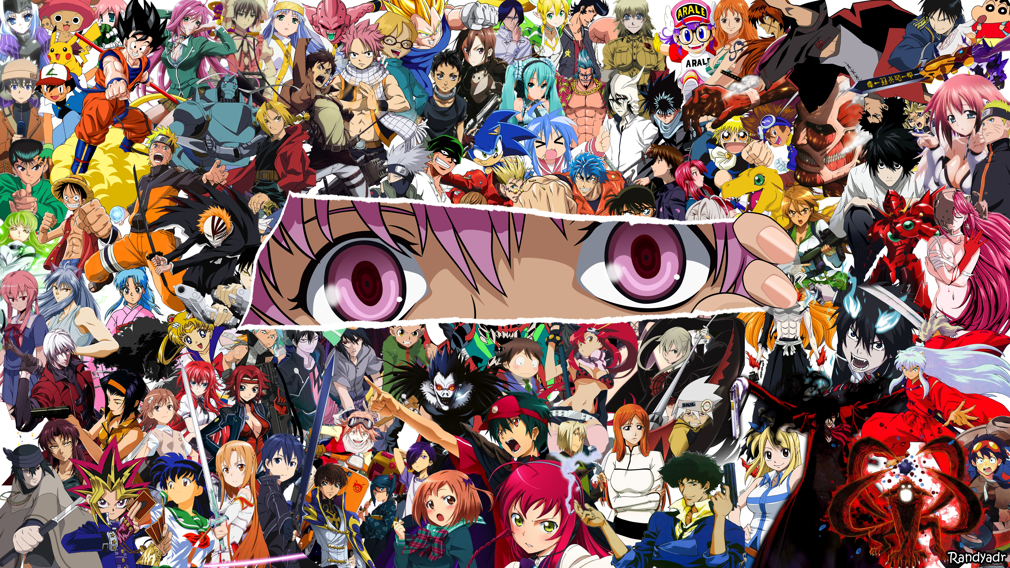 anime, crossover HD wallpaper