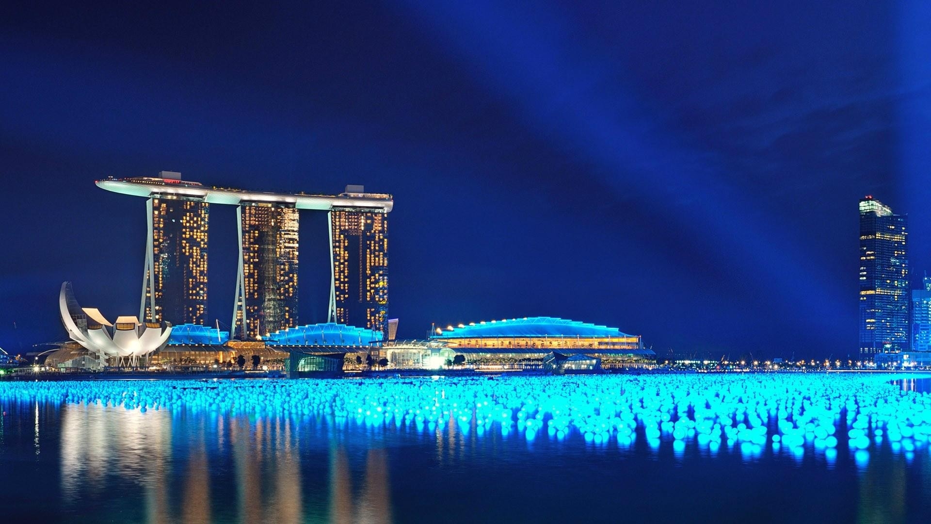 Download mobile wallpaper Singapore, Man Made, Marina Bay Sands for free.