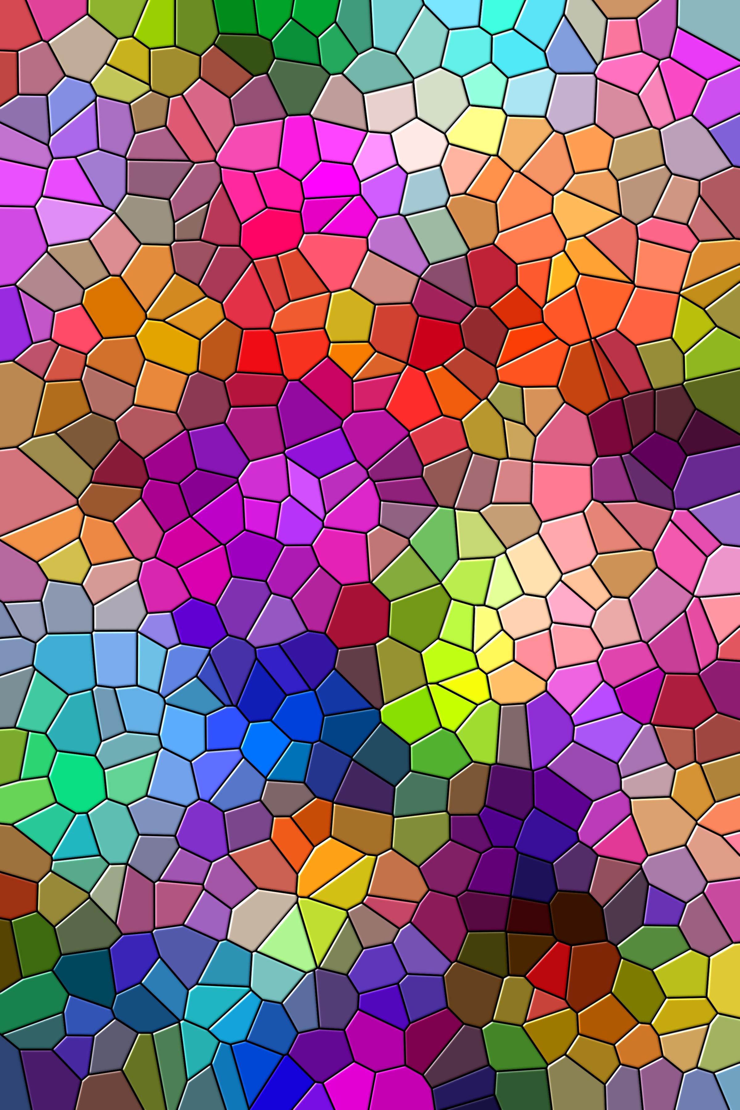 mosaic, patterns, textures, texture, motley, multicolored HD wallpaper