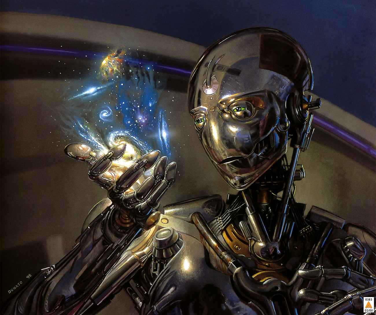sci fi, robot, cyborg phone background