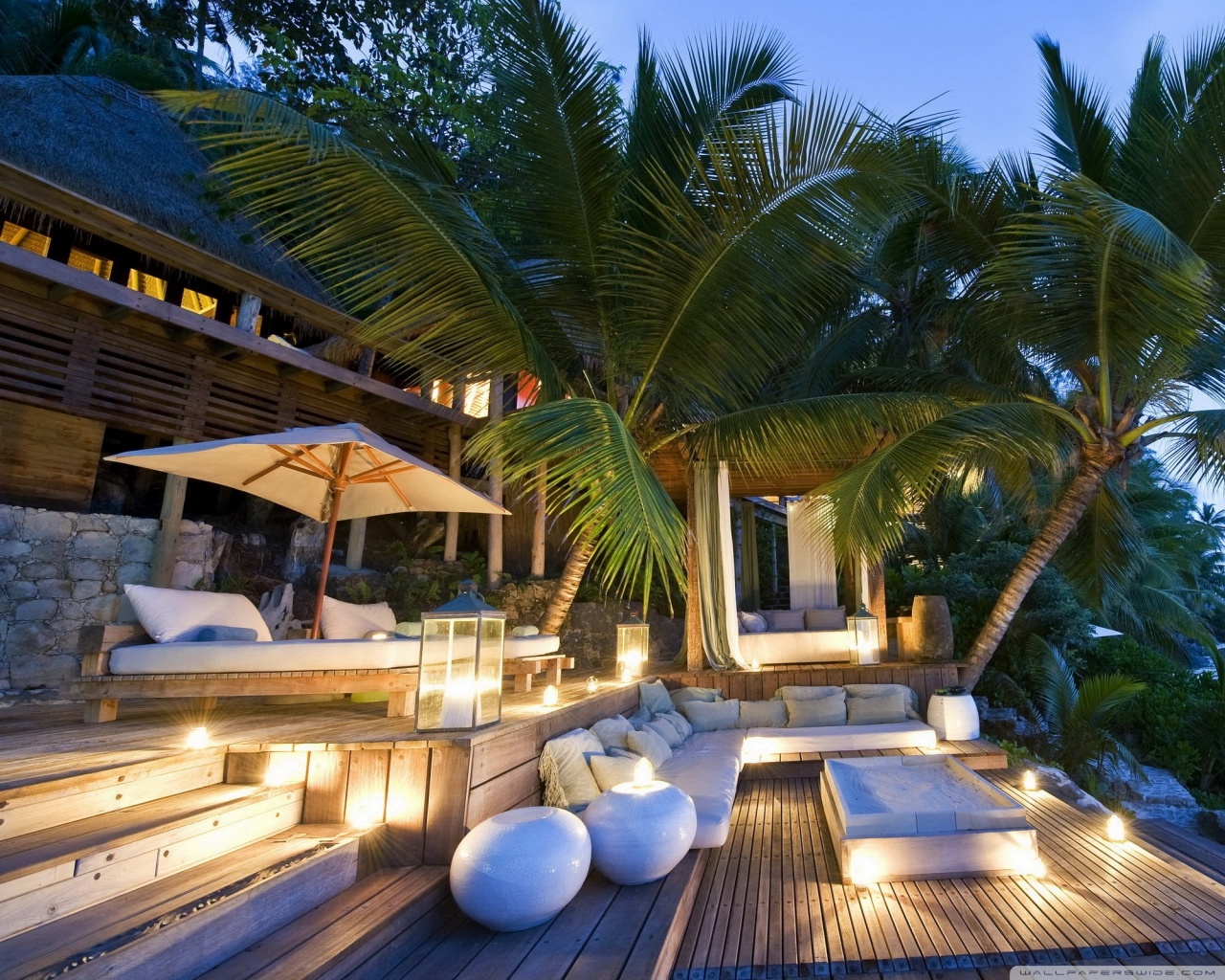luxury, man made, resort, tropical UHD