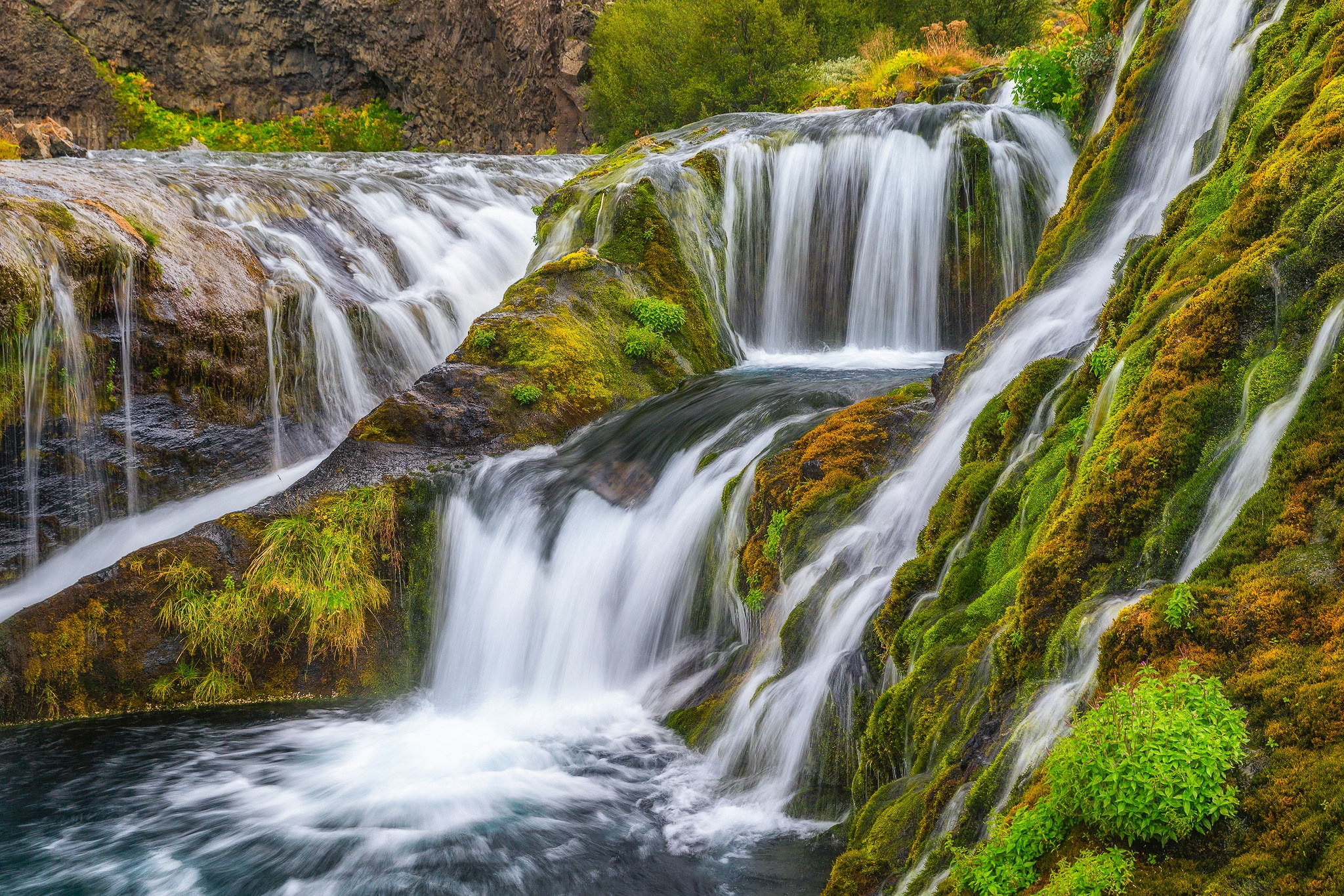 Водопады каскады фото